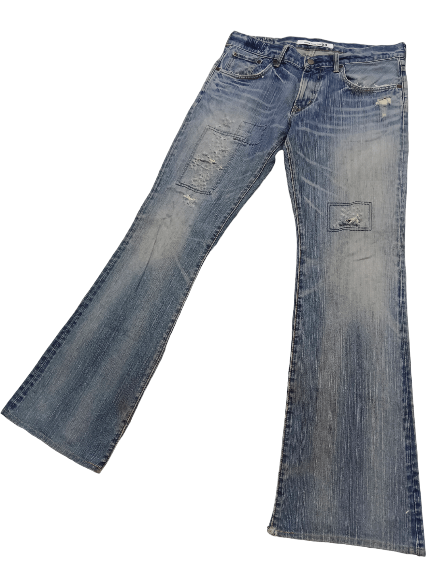 Edwin Edwin Seditionaries Distressed Flare Denim Size US 32 / EU 48 - 1 Thumbnail