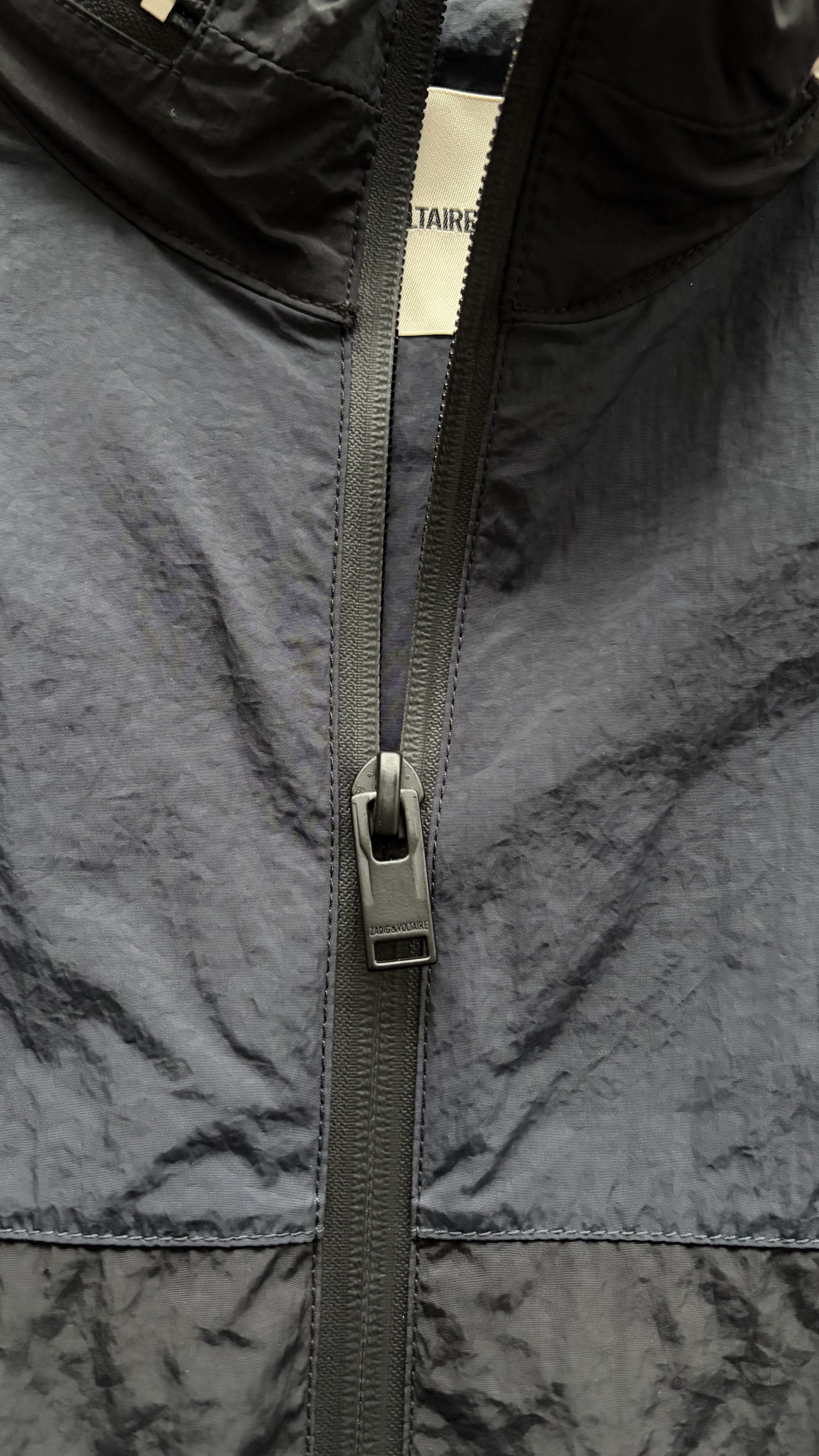 Zadig & Voltaire Zadig & Voltaire Black Nylon Windbreaker Jacket Size US M / EU 48-50 / 2 - 6 Thumbnail