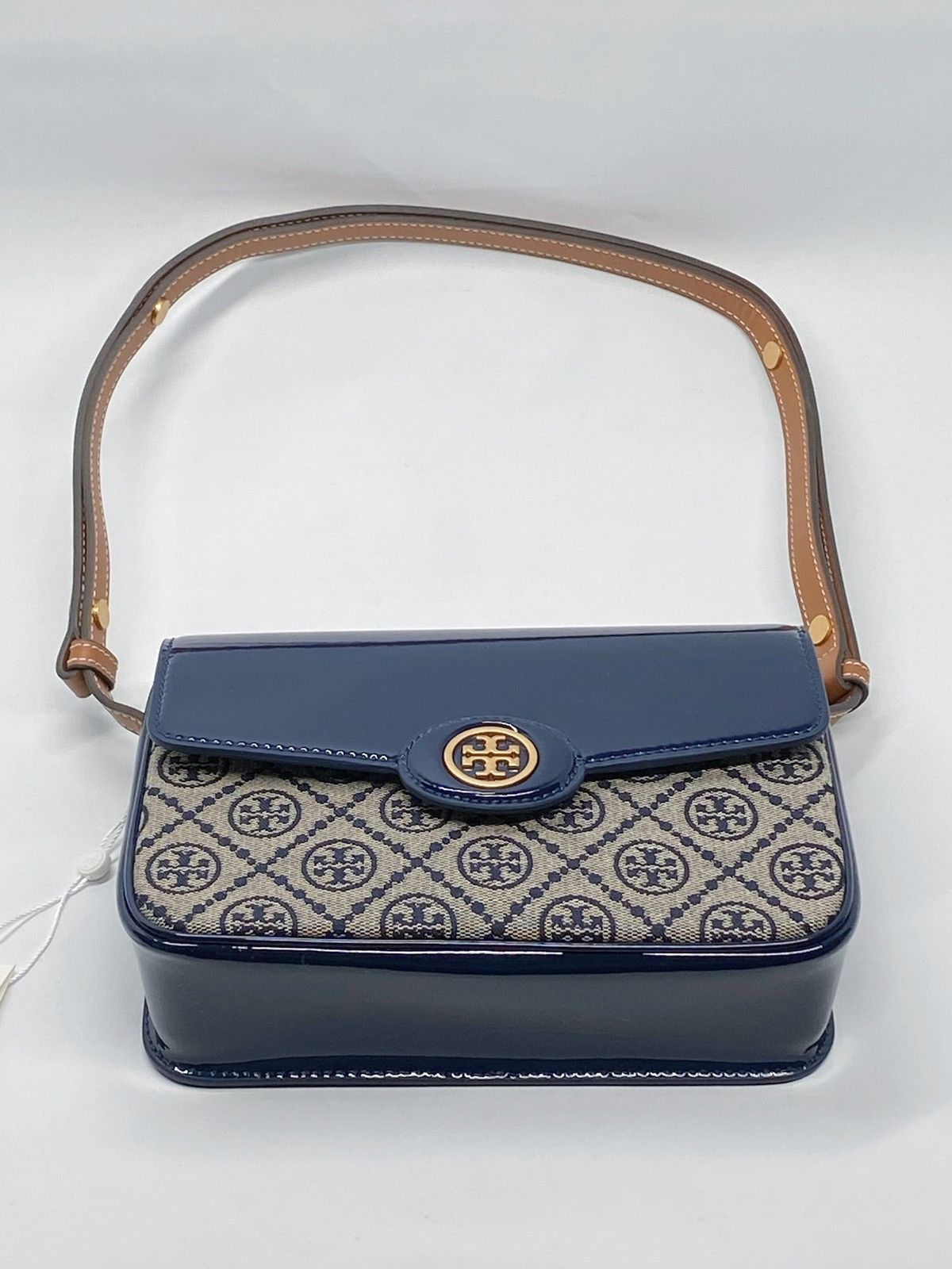 Tory Burch Tory Burch Robinson T Monogram Convertible Shoulder Bag Size ONE SIZE - 7 Thumbnail