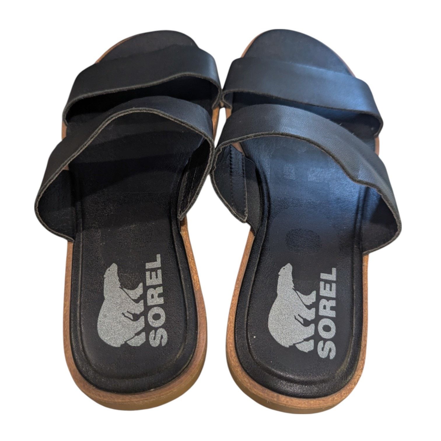 SOREL Sorel Black Ella II Slide Everyday Sandals Size 7 Size US 7 / IT 37 - 2 Thumbnail