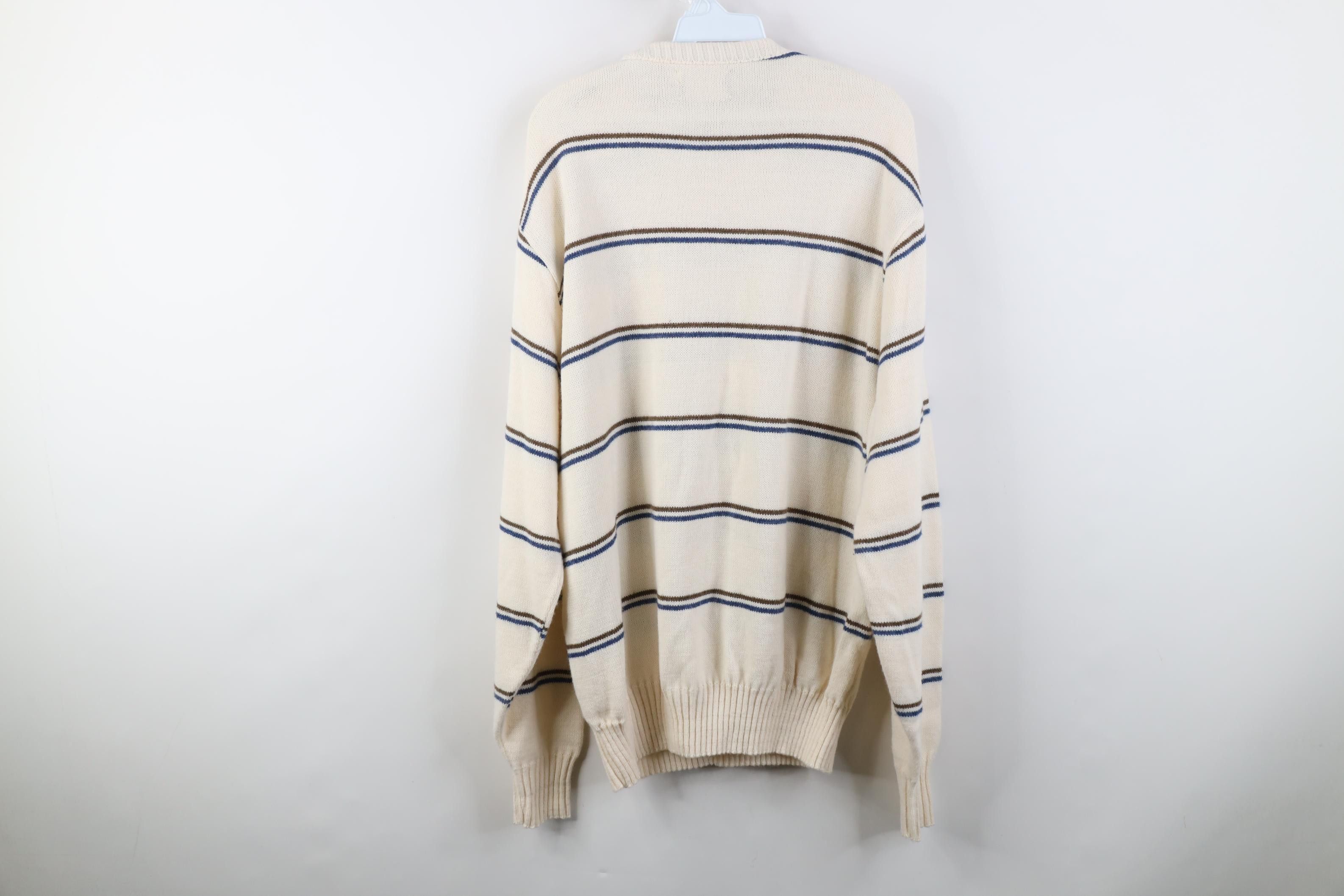 Vintage Vintage 80s 90s Streetwear Knit Crewneck Sweater USA Size US XL / EU 56 / 4 - 7 Thumbnail