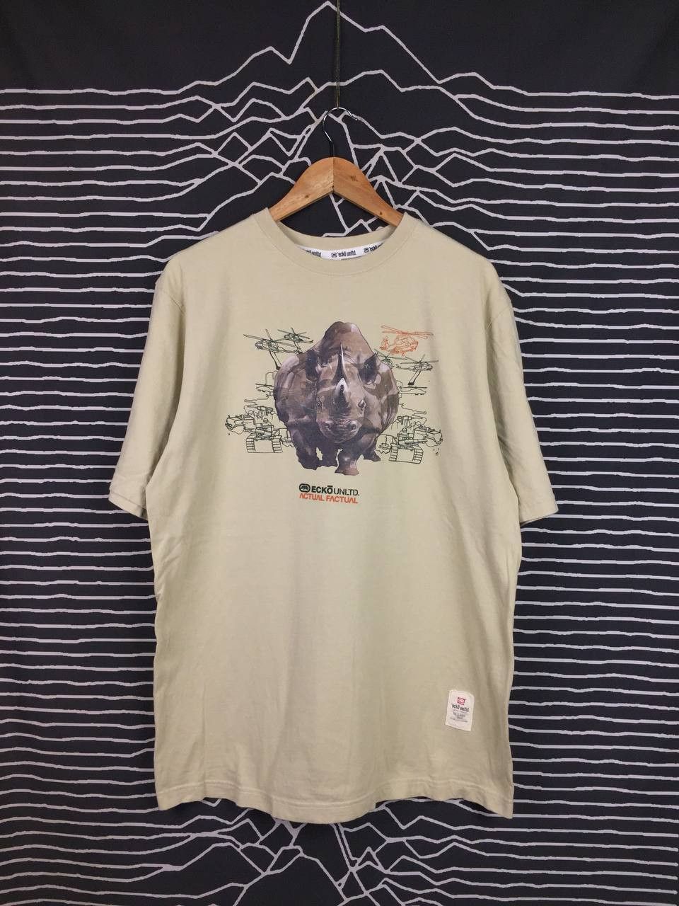 Ecko Unltd. × Marc Ecko × Vintage Vtg Ecko Unltd. The Classic T-Shirt Actual Factual Tee Size US XL / EU 56 / 4 - 1 Thumbnail