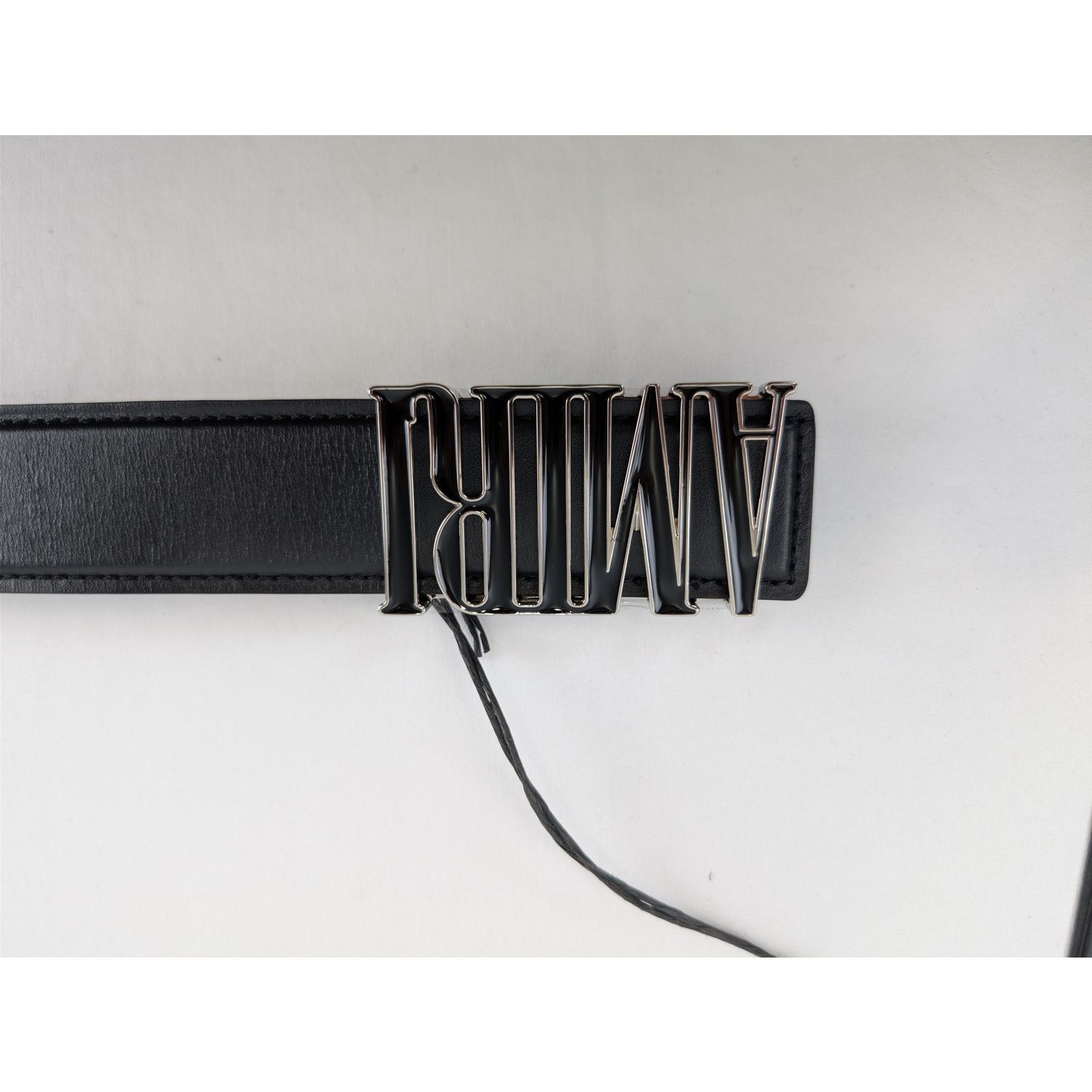 Amiri o1rshd1 Q:2 / Size: 100 / Nappa Amiri Core 4cm Belt in Black Size 40 - 7 Thumbnail