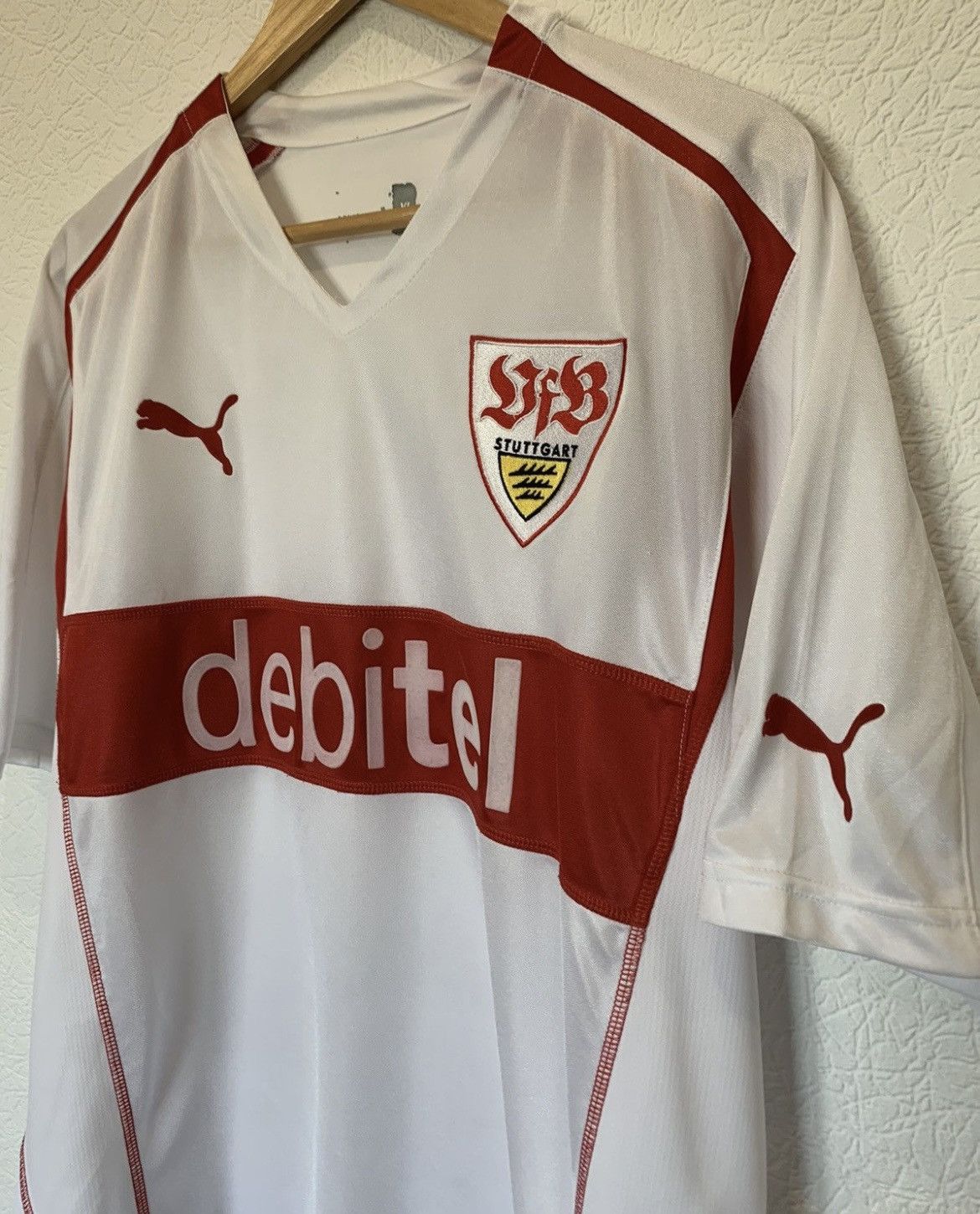 Puma STUTTGART PUMA 2004/2005 HOME KIT SOCCER JERSEY FOOTBALL Size US XL / EU 56 / 4 - 3 Thumbnail