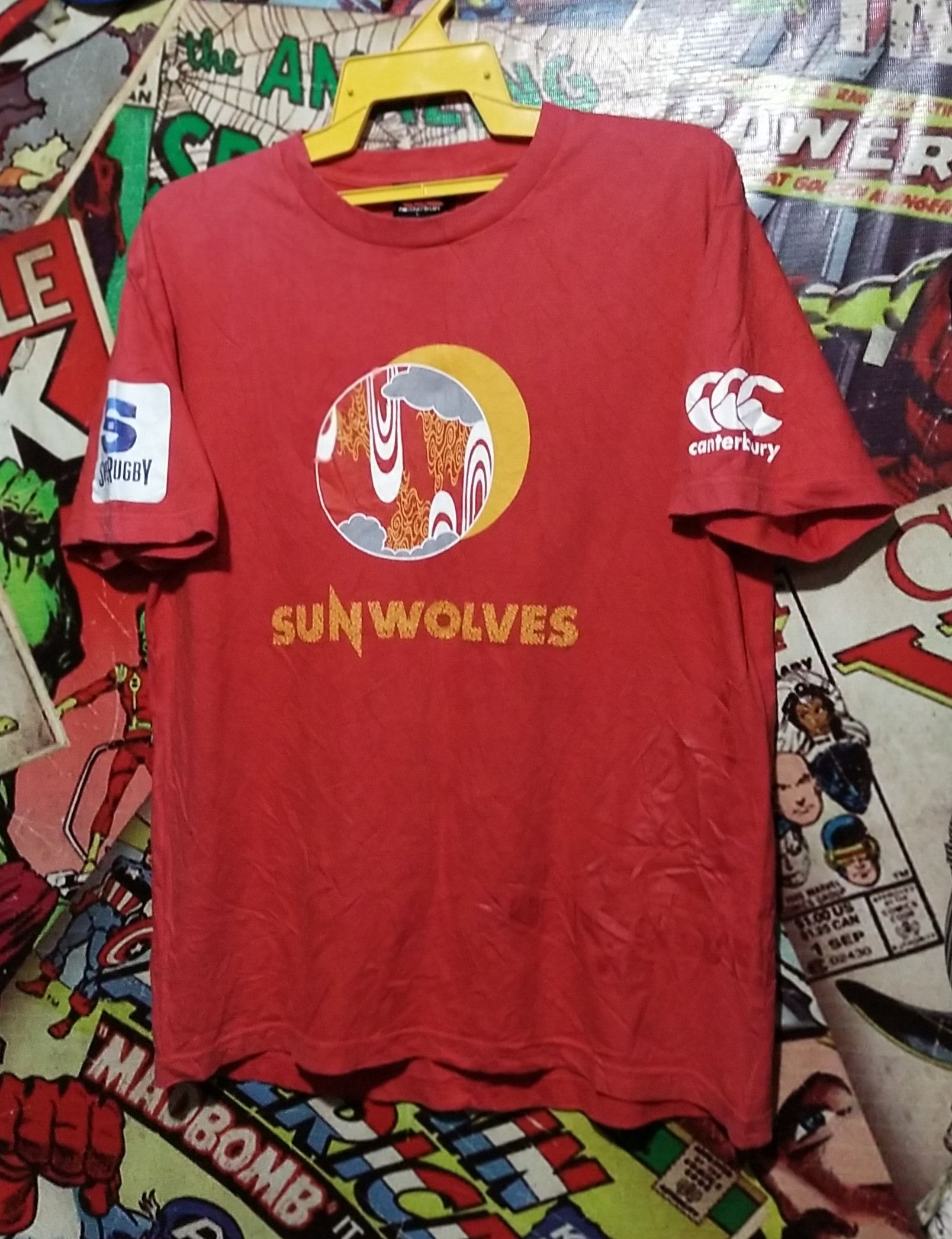 Canterbury of New Zealand CANTERBURY SUN WOLVES JAPAN TEE Size US L / EU 52-54 / 3 - 1 Thumbnail