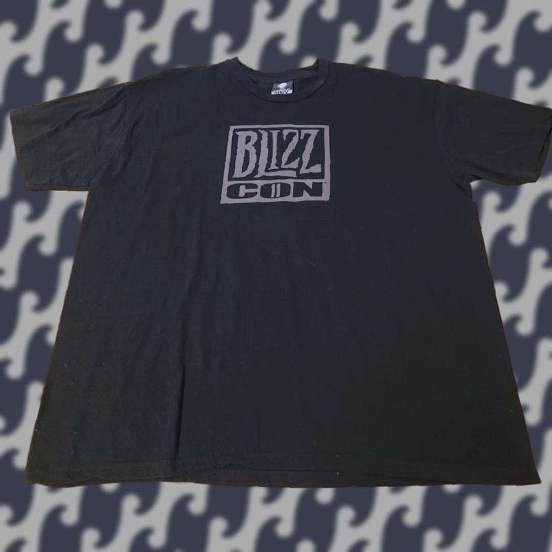 Vintage VINTAGE Blizzard Blizzcon 2XL T-Shirt Men Short Sleeve Crew Neck Black Cotton Graphic Print Regular Fit Mens Size US XXL / EU 58 / 5 - 1 Thumbnail