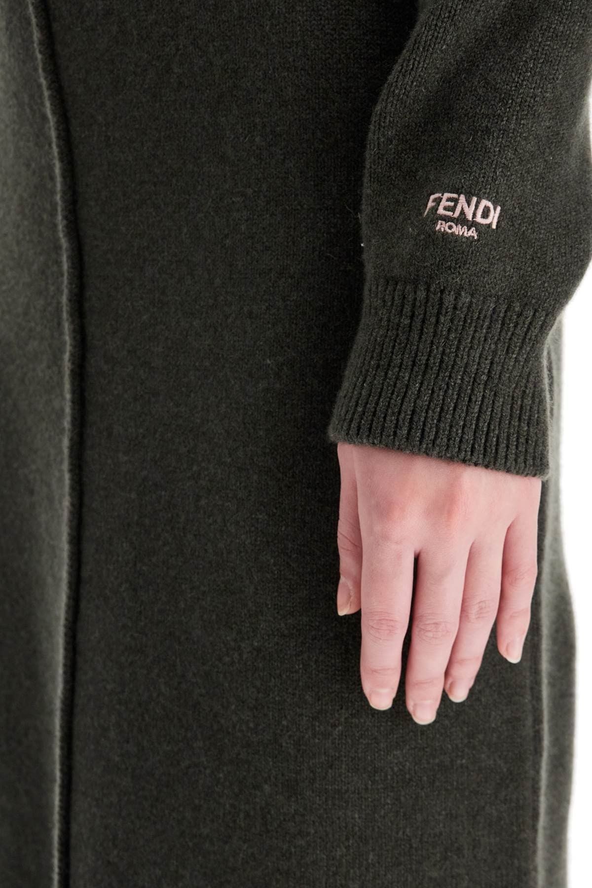 Fendi o1loc1c0426 Dress in Green Size L / US 10 / IT 46 - 4 Thumbnail