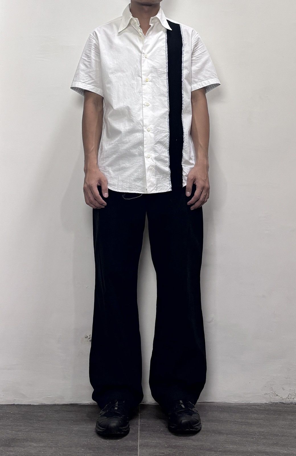 Yohji Yamamoto FREE TAX! Ys Paneled SS Shirt Size US M / EU 48-50 / 2 - 1 Thumbnail