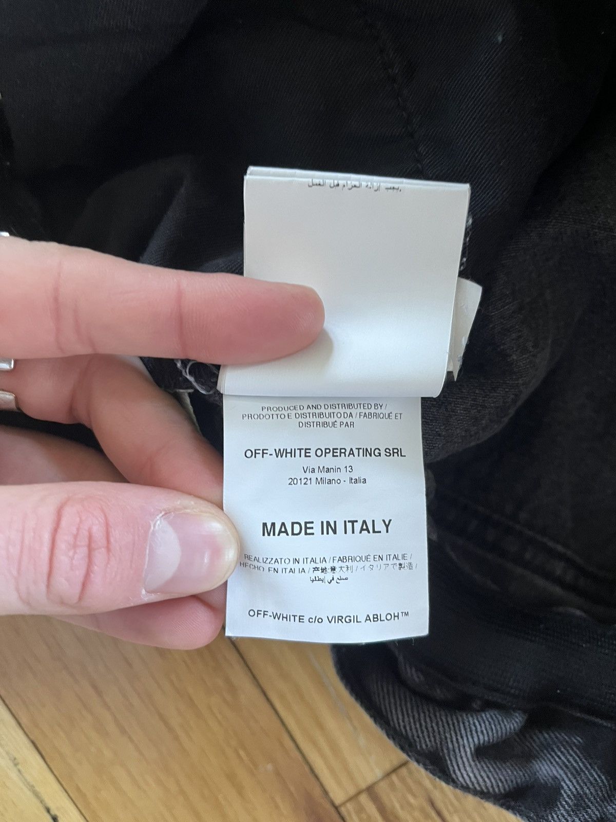Off-White Size 30M - Off-White SS19 Stretch Skinny Jeans Black Size US 30 / EU 46 - 8 Thumbnail