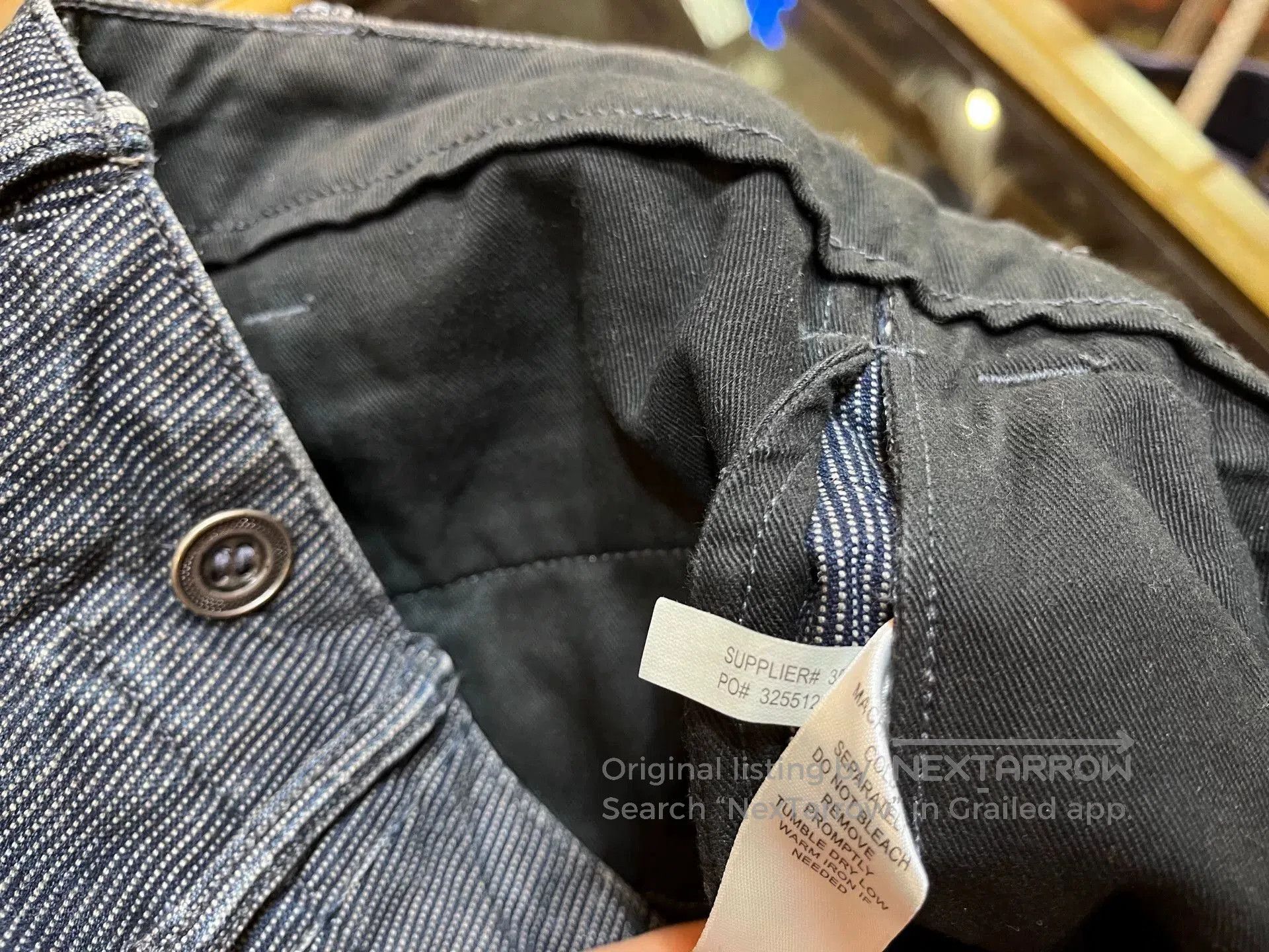 RRL Ralph Lauren RRL Blue Dye Casual Pants. Size US 30 / EU 46 - 6 Thumbnail