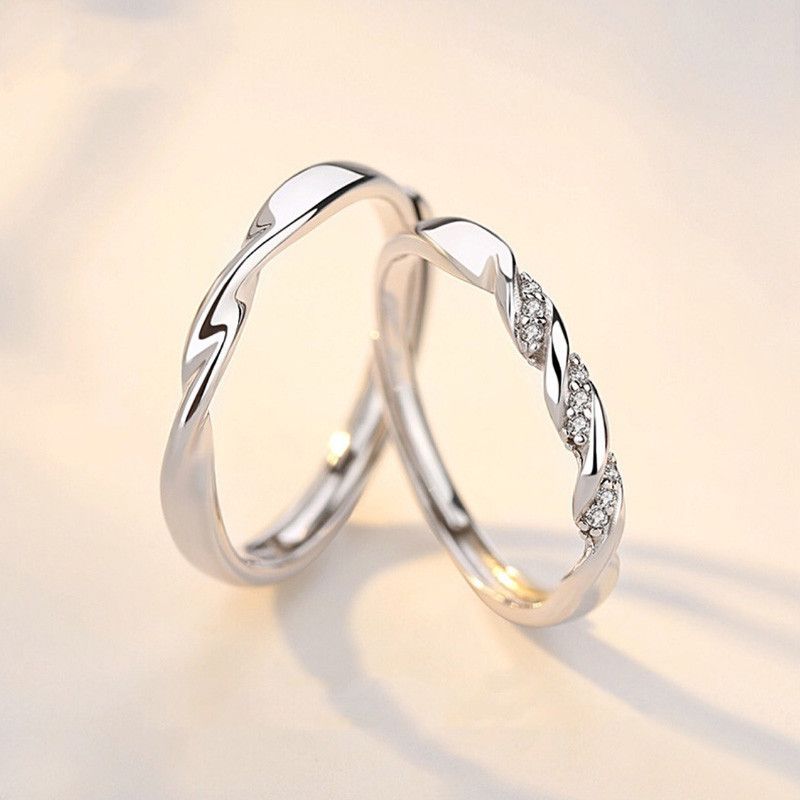 Jewelry Retro Jewelry Rings Open Size Chrome Ring (Size 7-13) Size ONE SIZE - 4 Thumbnail