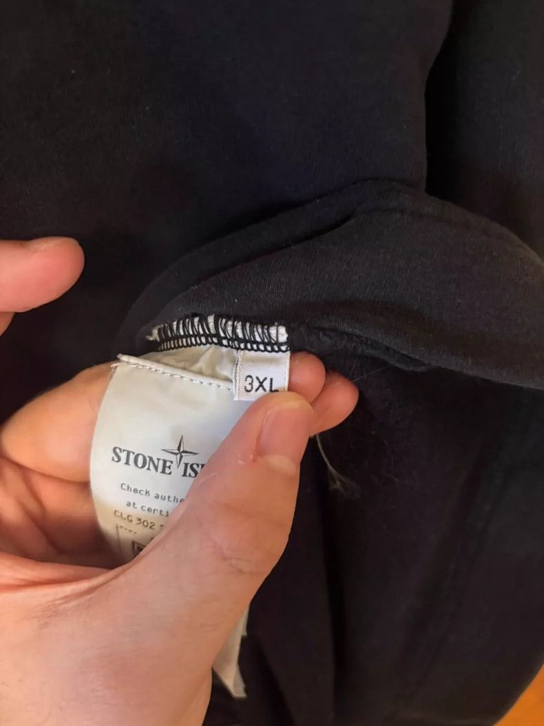 Stone Island Stone Island Black Logo Zip Up Jacket -2506 Size US XXL / EU 58 / 5 - 4 Thumbnail