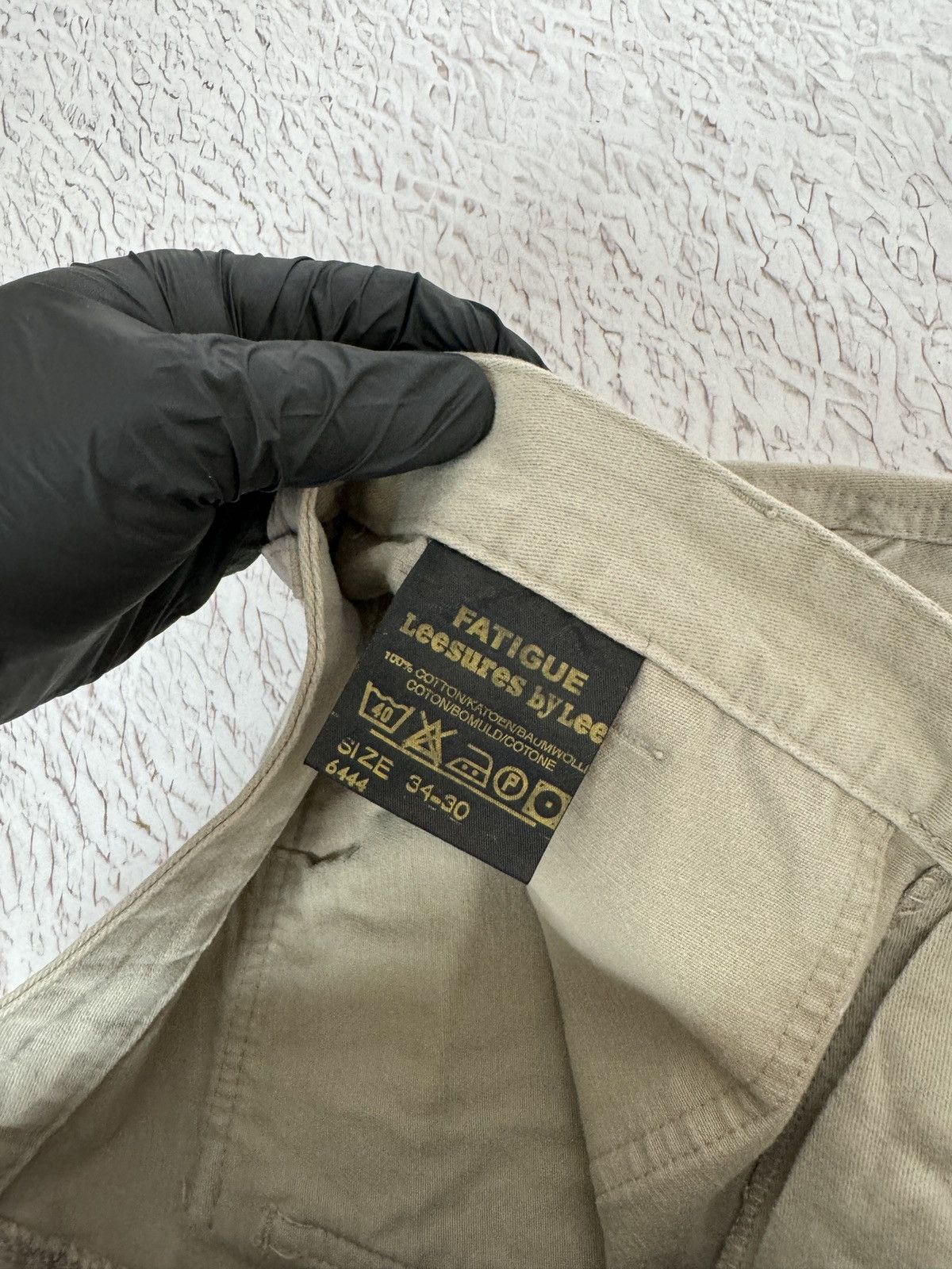 Lee × Vintage Leesures by Lee vintage beige distressed faded cotton pants Size US 34 / EU 50 - 12 Thumbnail