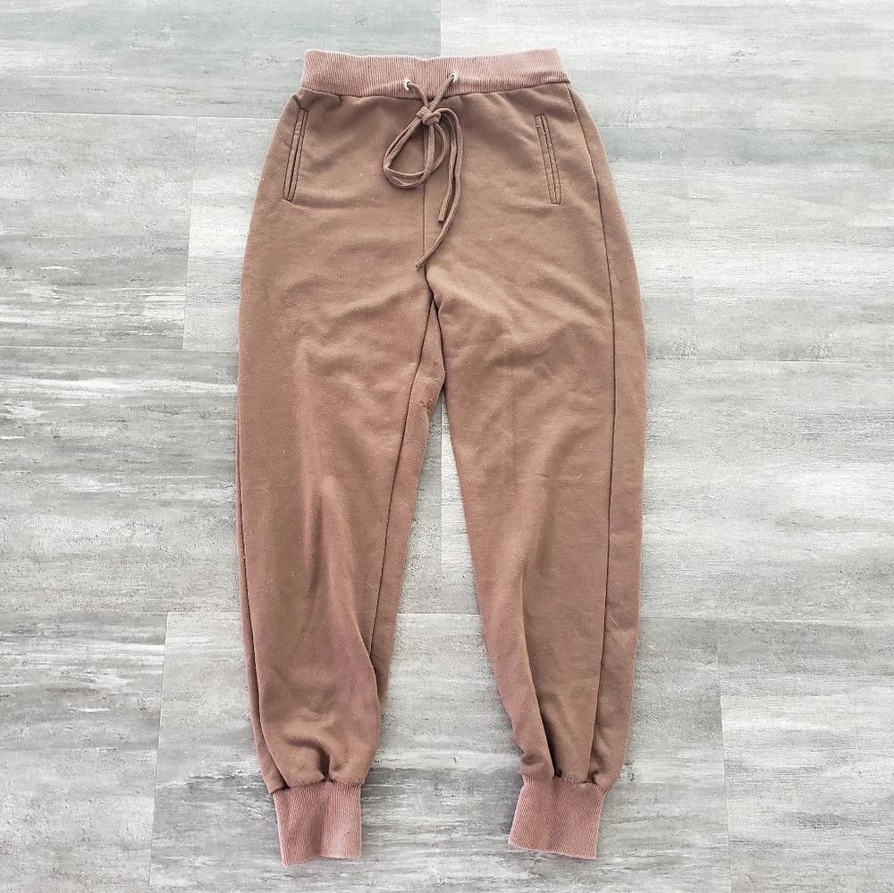 Other Dark Chocolate Windsor High Waist Banded Sweats Size 32" / US 10 / IT 46 - 1 Thumbnail