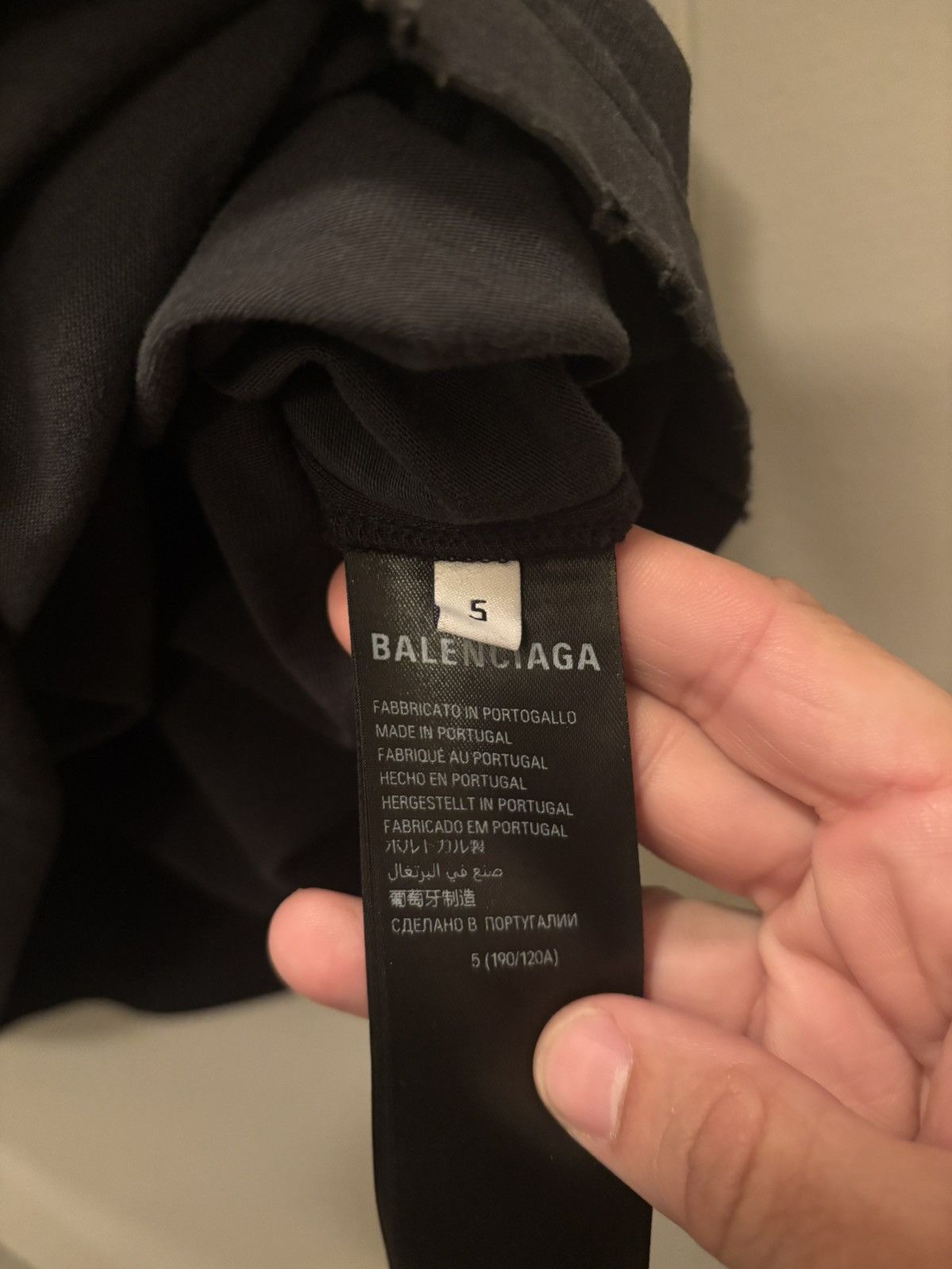 Balenciaga BALENCIAGA OVERSIZED HYBRID T-SHIRT Size US XXL / EU 58 / 5 - 8 Thumbnail