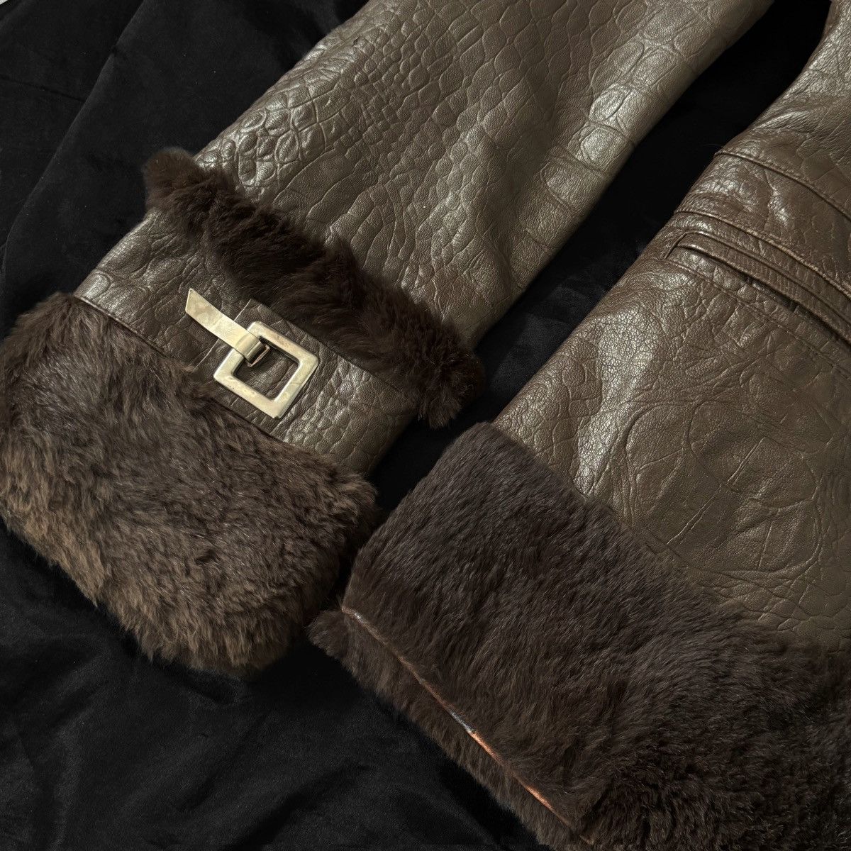 Dolce & Gabbana Dolce & Gabbana Runway Rabbit coat jacket Size L / US 10 / IT 46 - 14 Thumbnail