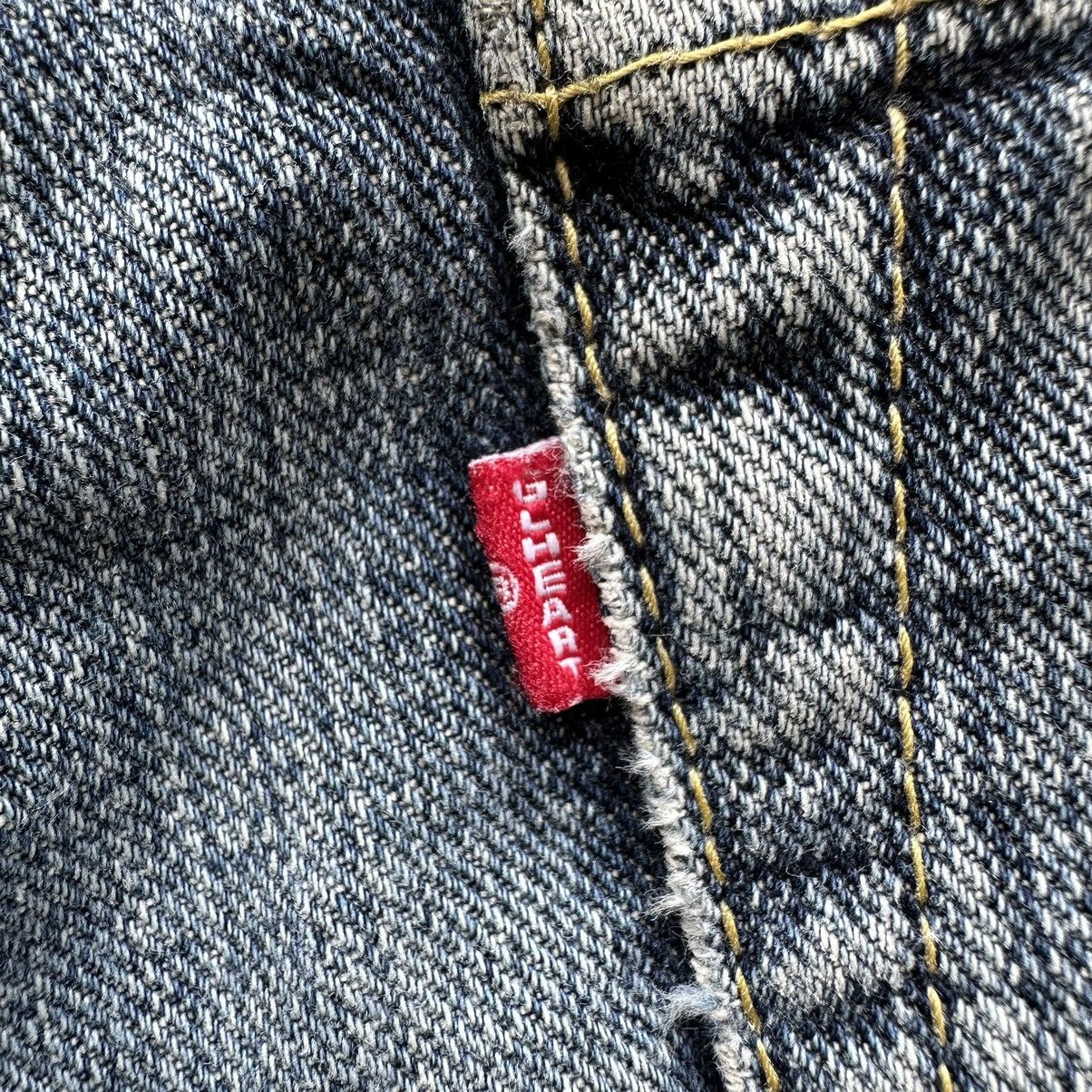 Japanese Brand Vintage GLHEART Distressed Faded Denim Jean Pant W30 Size US 30 / EU 46 - 16 Thumbnail