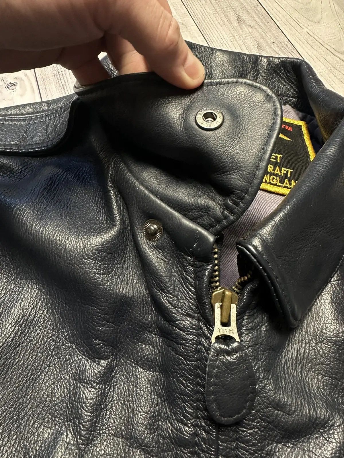 Aviator Nation Vintage Aviation Leather Jacket Aircrew England size XL Size US XL / EU 56 / 4 - 5 Thumbnail