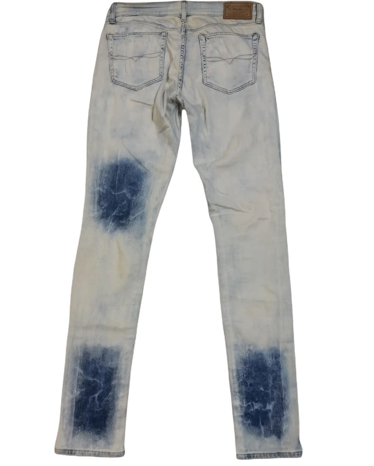RRL Ralph Lauren Polo Ralph Lauren Tompkins Skinny Jeans Acid Wash Size US 29 - 3 Thumbnail