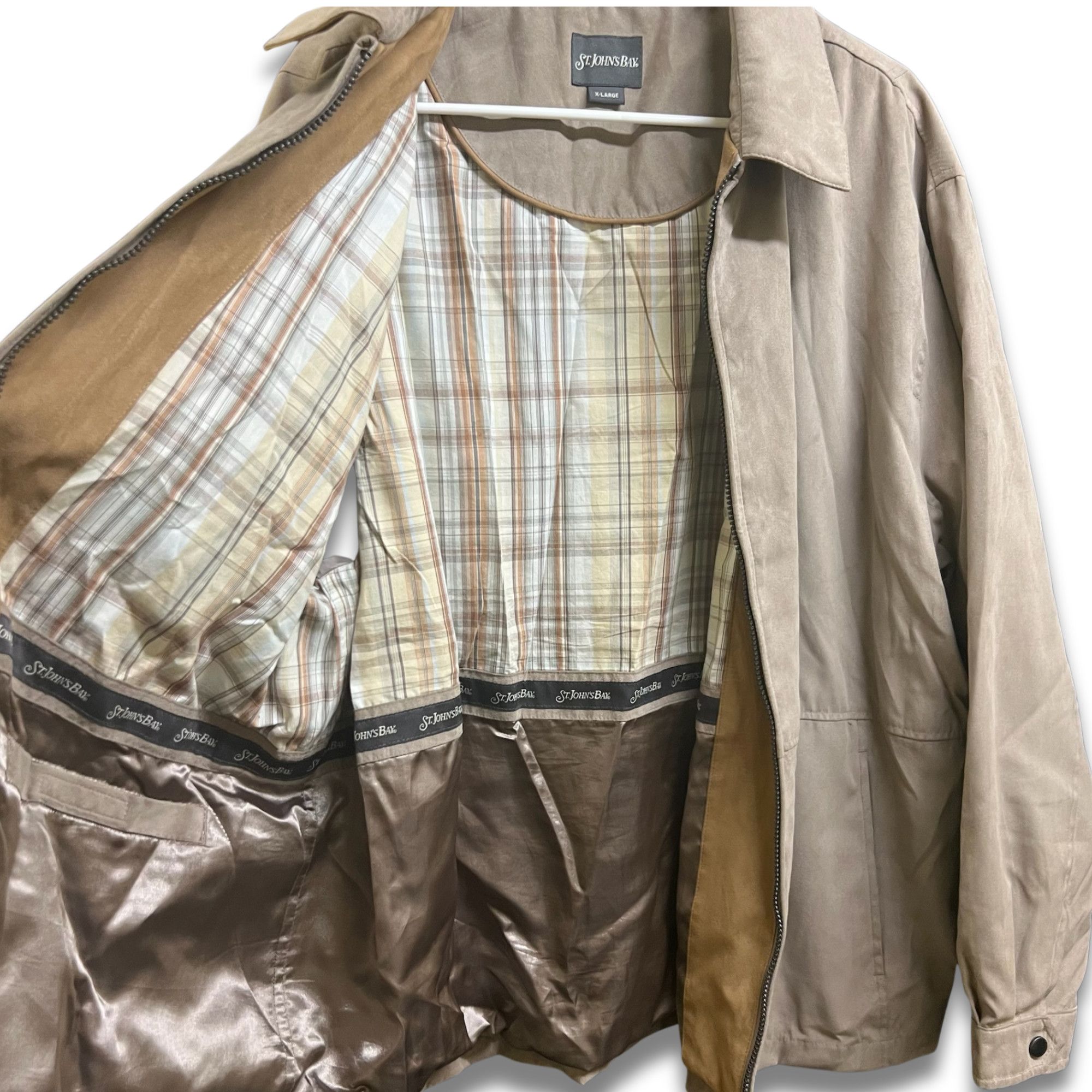 St. Johns Bay ST. JOHNS BAY Mens Beige Full-Zip Jacket XL Lightweight & St Size US XL / EU 56 / 4 - 6 Thumbnail