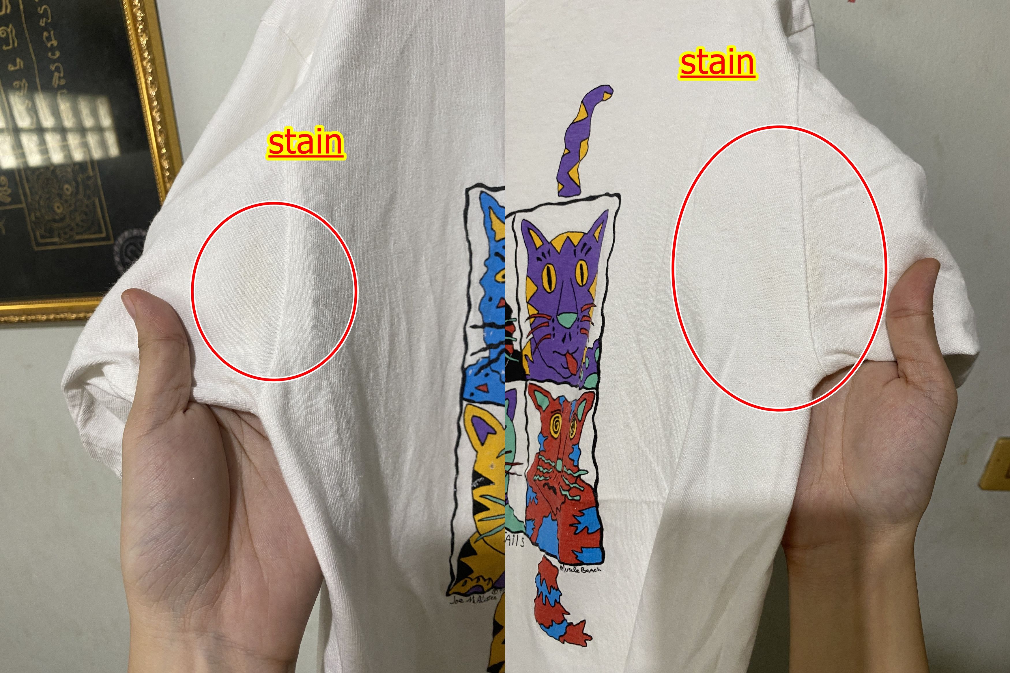 Vintage Vintage 90s Cat Shirt Size US L / EU 52-54 / 3 - 7 Thumbnail