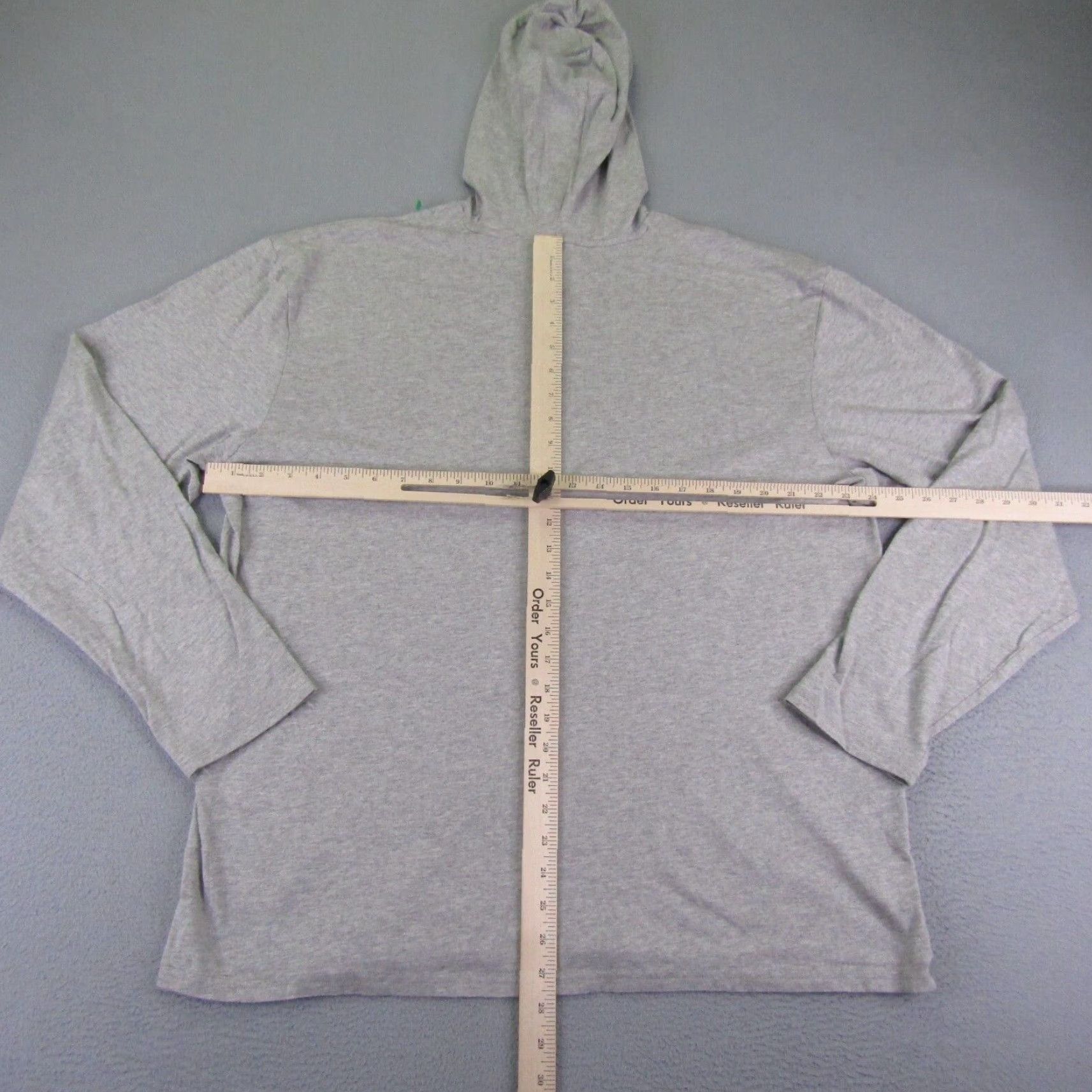 Polo Ralph Lauren VINTAGE Polo Ralph Lauren Hoodie Mens XL Gray Pima Cotton Modal Lightweight Sweater Logo Outdoor Preppy Mens XL Gray Polo Ralph Lauren Hoodie Size US XL / EU 56 / 4 - 5 Thumbnail