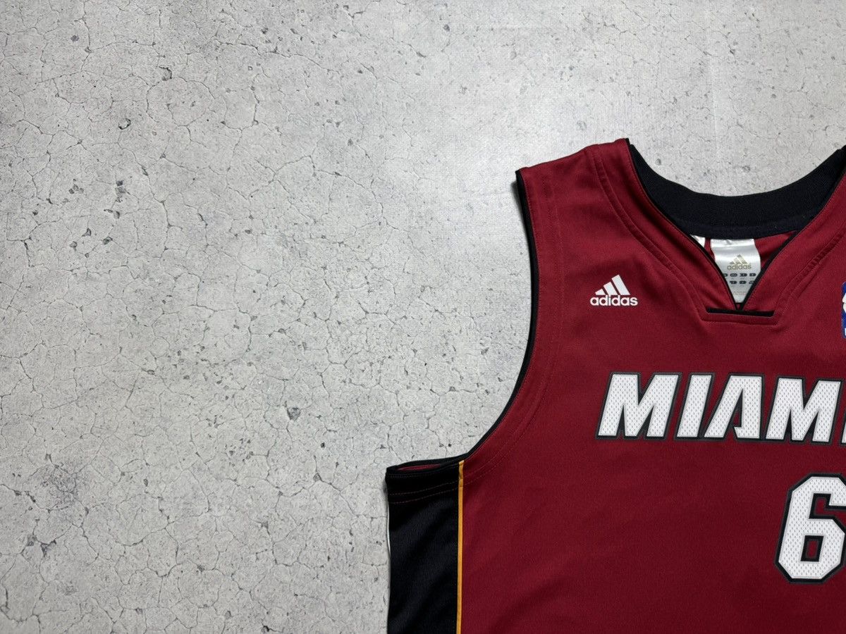 Adidas Adidas Miami #6 James NBA Jersey Shirt Size US S / EU 44-46 / 1 - 4 Thumbnail