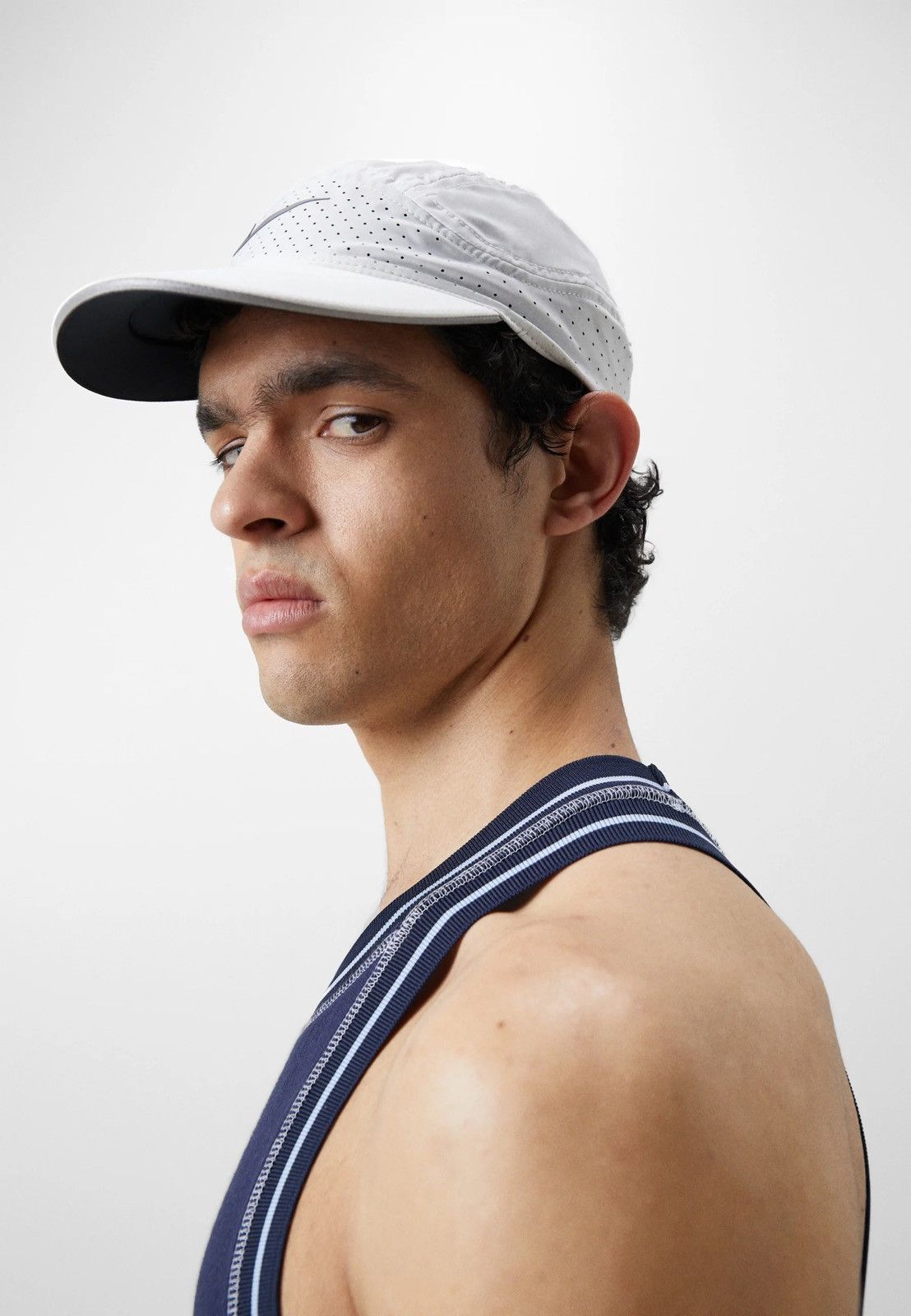 Saul Nash !DS! SS23 Saul Nash Navy Overlock Stitch Tank Top Size US XS / EU 42 / 0 - 7 Thumbnail