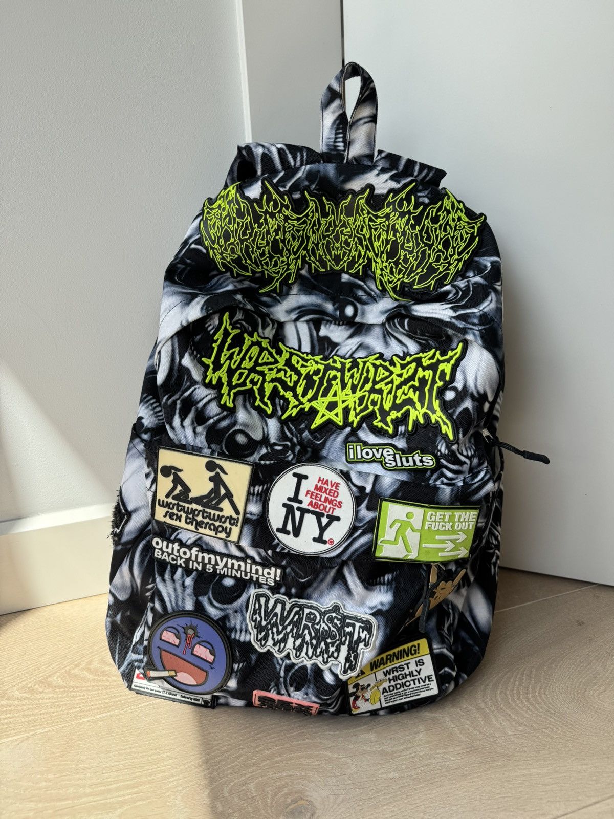 新品■NEWROCK PUNK SKULL backpackニューロック 新品□NEWROCK PUNK SKULL backpackニューロック - メルカリ