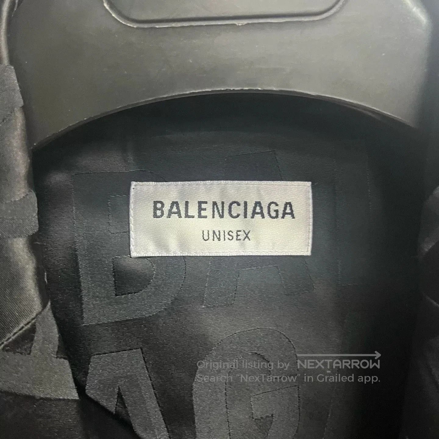 Balenciaga Balenciaga Black Logo Jacquard Loose Jacket. Size US M / EU 48-50 / 2 - 2 Thumbnail