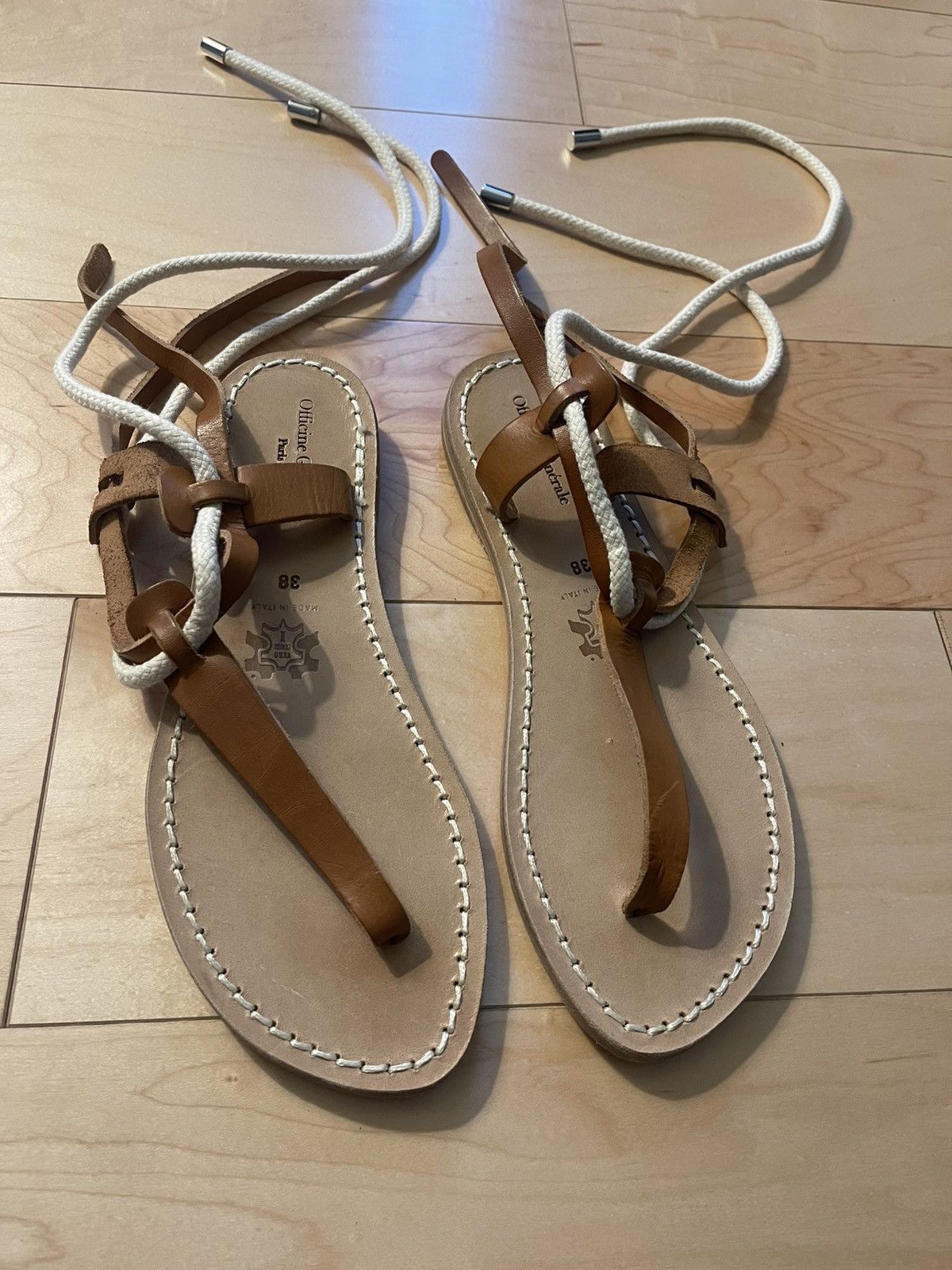 Officine Generale Officine Generale women’s gladiators sandals new 38 Italy Size US 8 / IT 38 - 1 Thumbnail