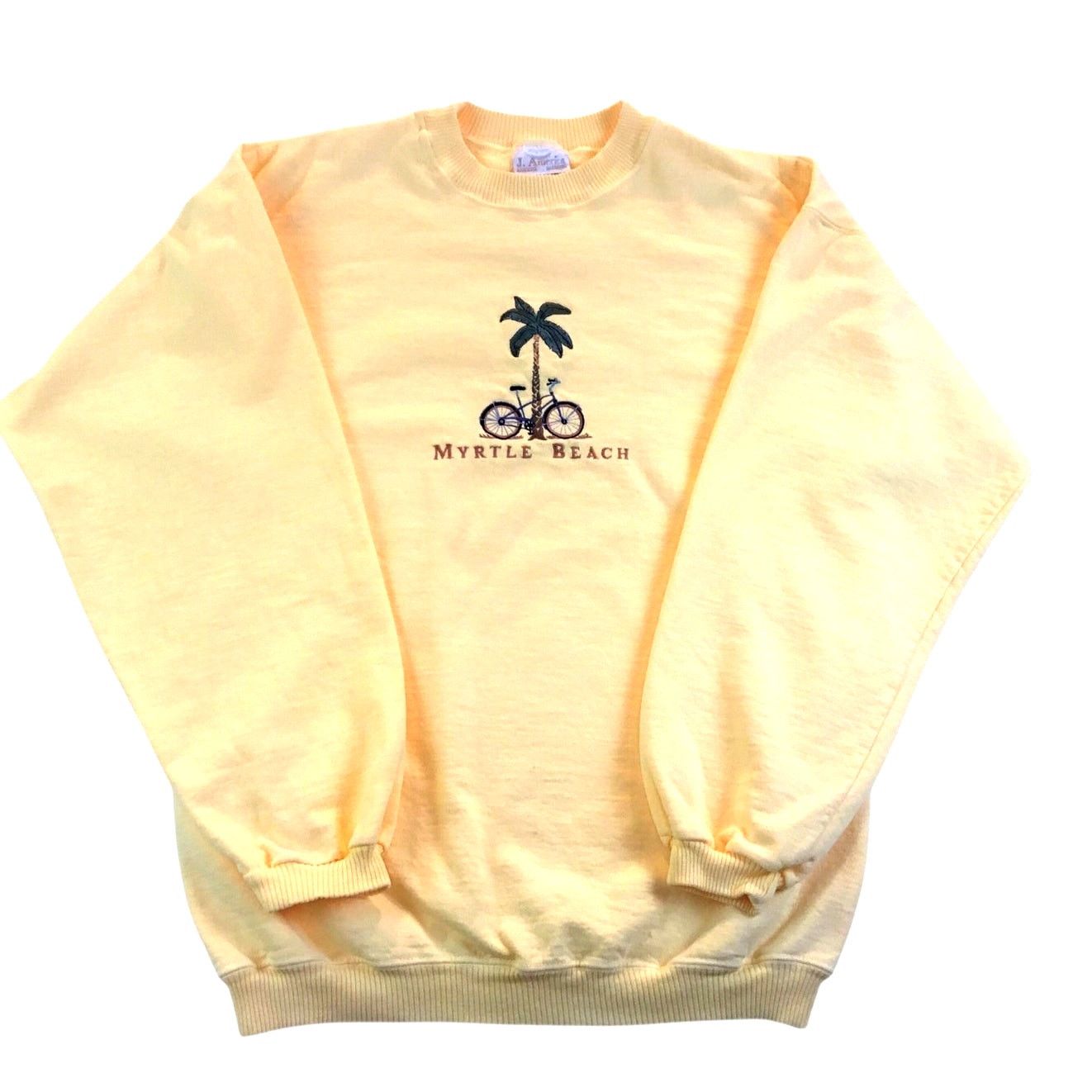 Other Myrtle Beach Sweatshirt Yellow Bike Palm Tree Size Medium Size M / US 6-8 / IT 42-44 - 1 Thumbnail
