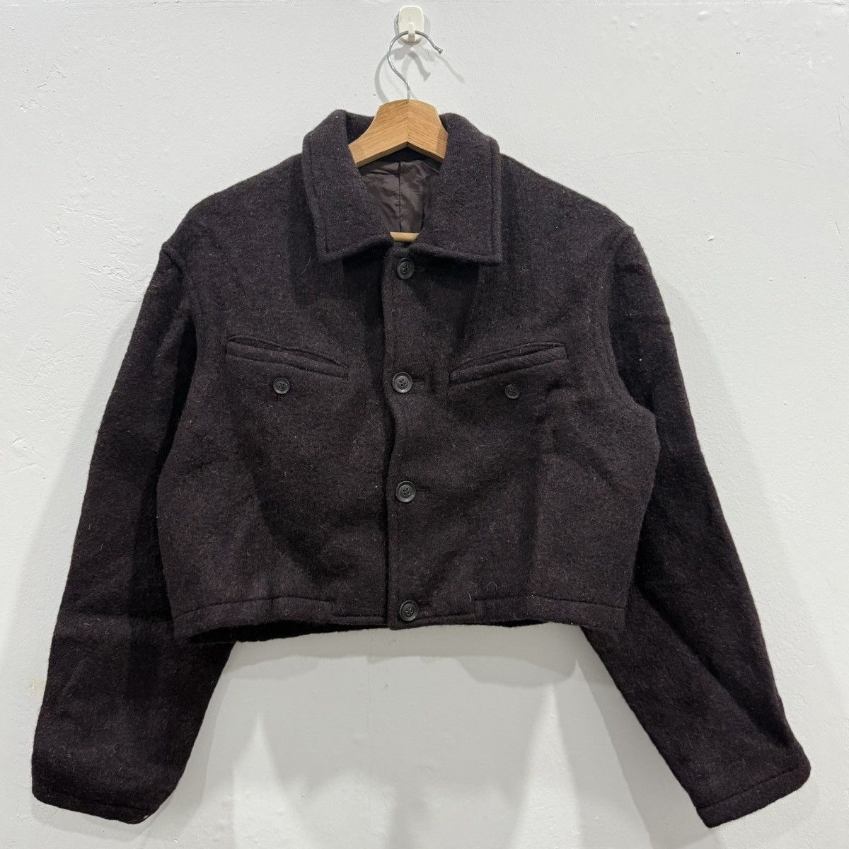 Y's Vintage Y's Yohji Yamamoto Wool Crop Jacket Size M / US 6-8 / IT 42-44 - 1 Thumbnail