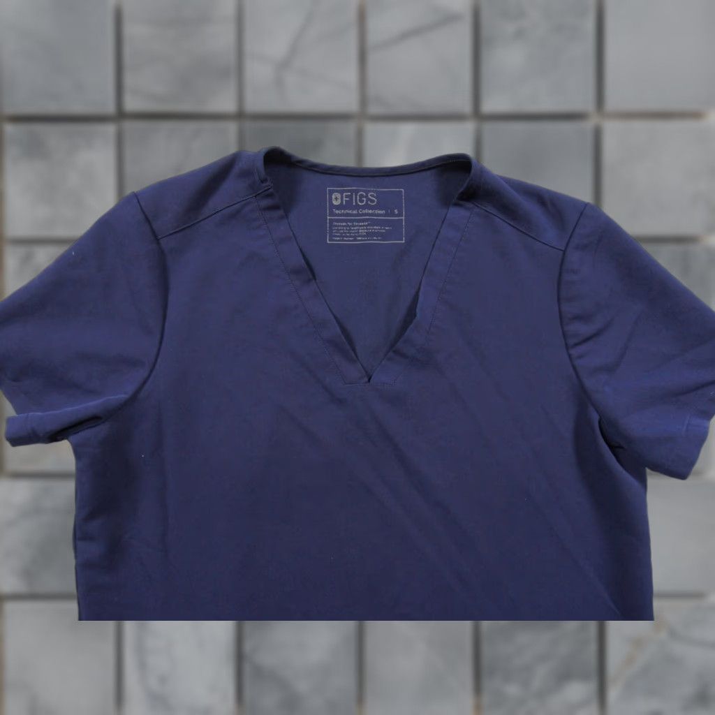 Vintage Figs Shirt Womens Small Blue Scrub Nurse Medical Workwear Stretch Ladies Womens Small Blue Scrub Nurse Medical Workwear Stretch Ladies Size S / US 4 / IT 40 - 1 Thumbnail