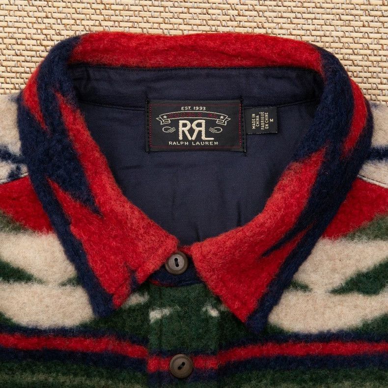 RRL Ralph Lauren RRL Ralph Lauren Wool fleece Navajo shirt jacket Size US L / EU 52-54 / 3 - 3 Thumbnail