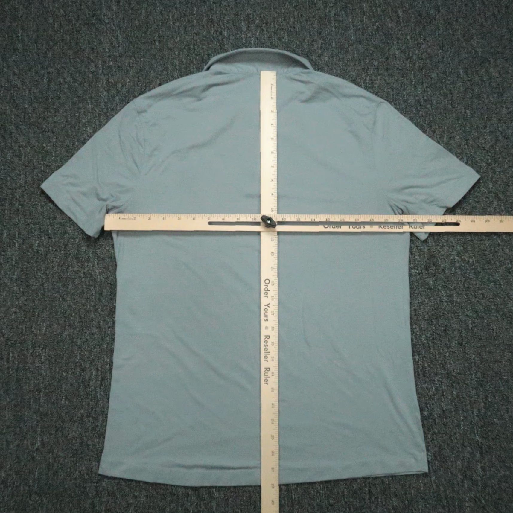 Lululemon Lululemon Shirt Mens Medium Blue Evolution Performance Polo Short Sleeve Size US M / EU 48-50 / 2 - 4 Thumbnail