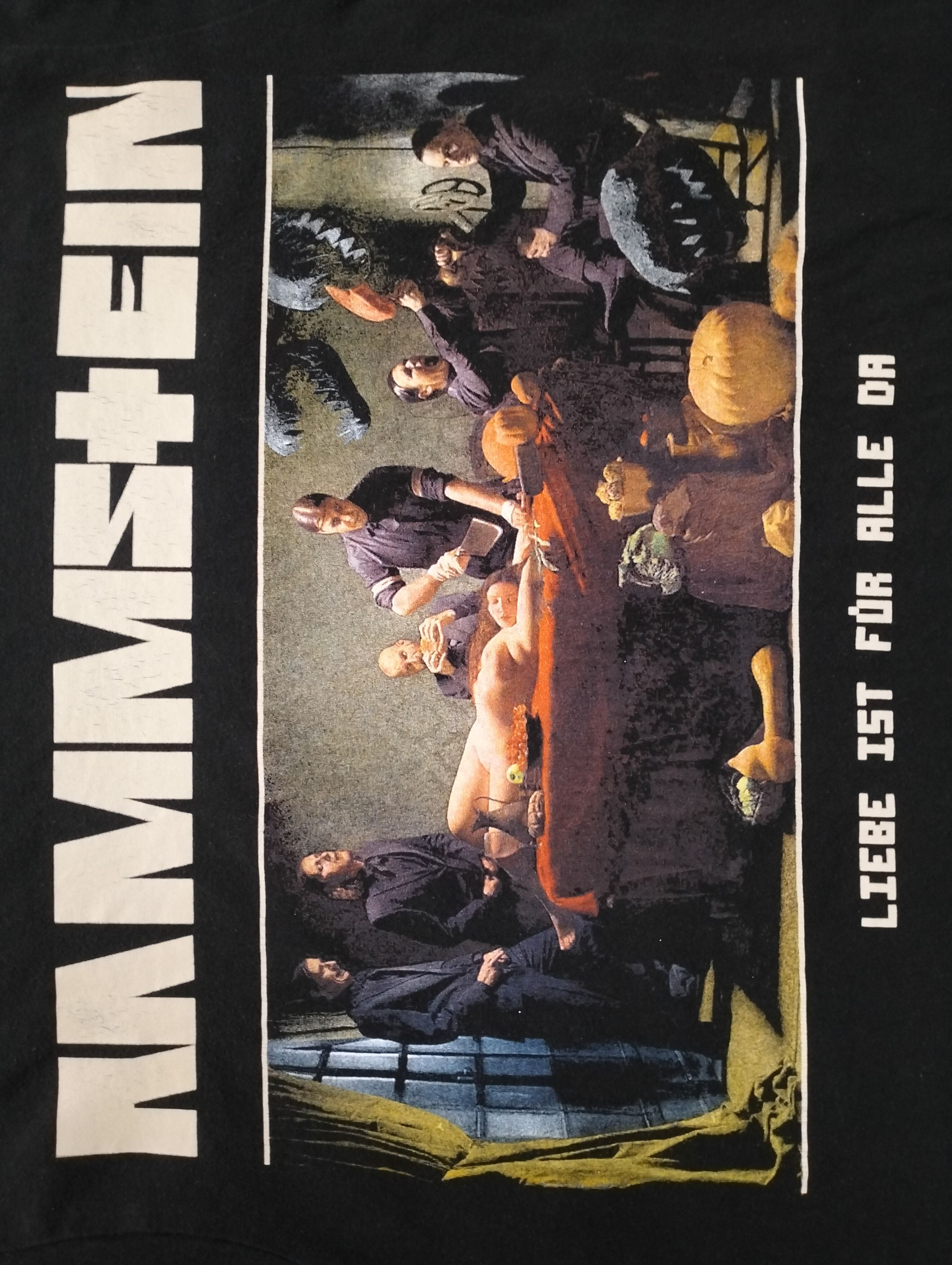 Rare RAMMSTEIN Liebe Ist Fur Alle Da (Back Print)