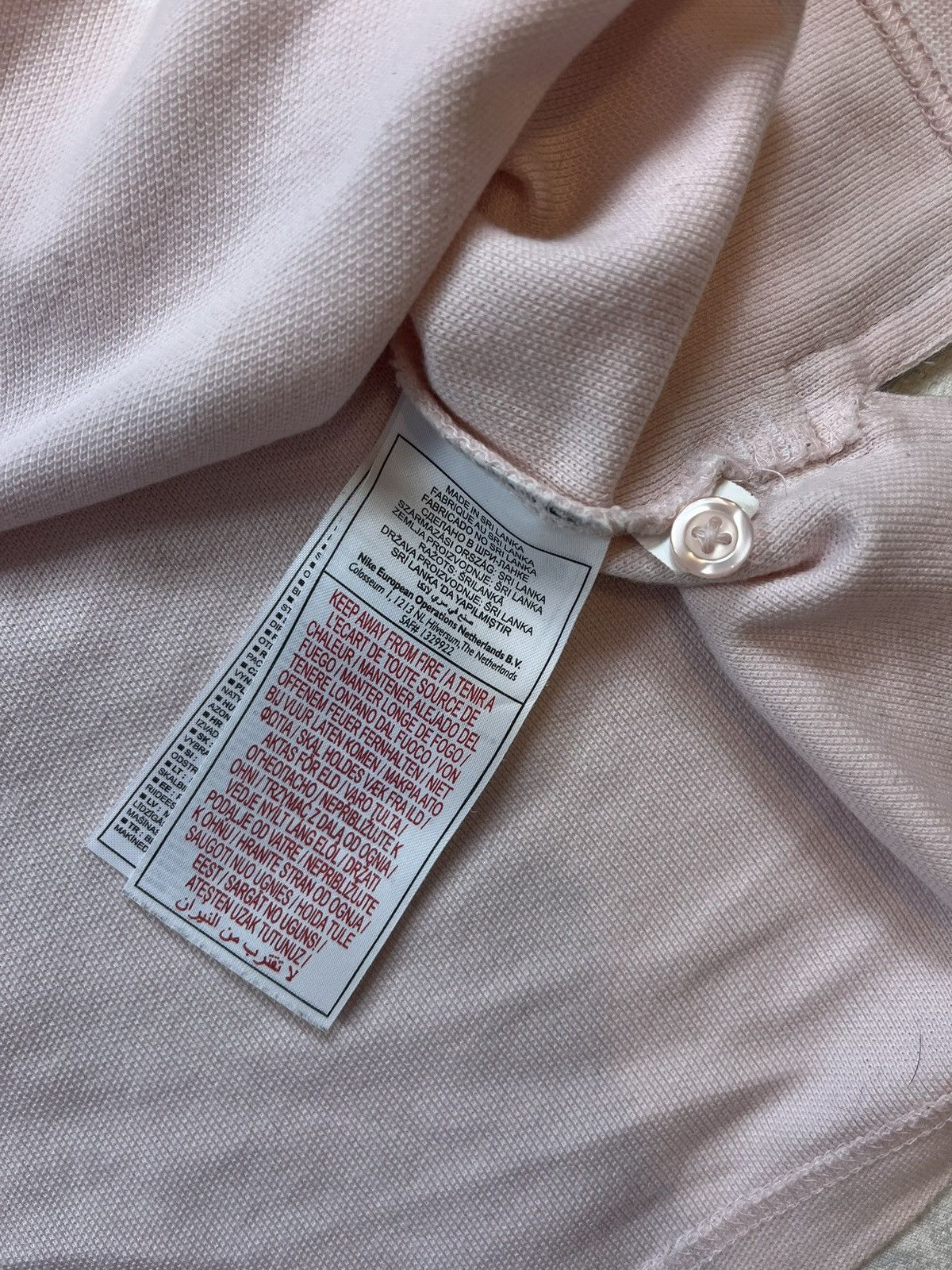 Nike × Vintage 00s Nike Retro Logo Vintage Y2K Striped Polo Size US L / EU 52-54 / 3 - 4 Thumbnail