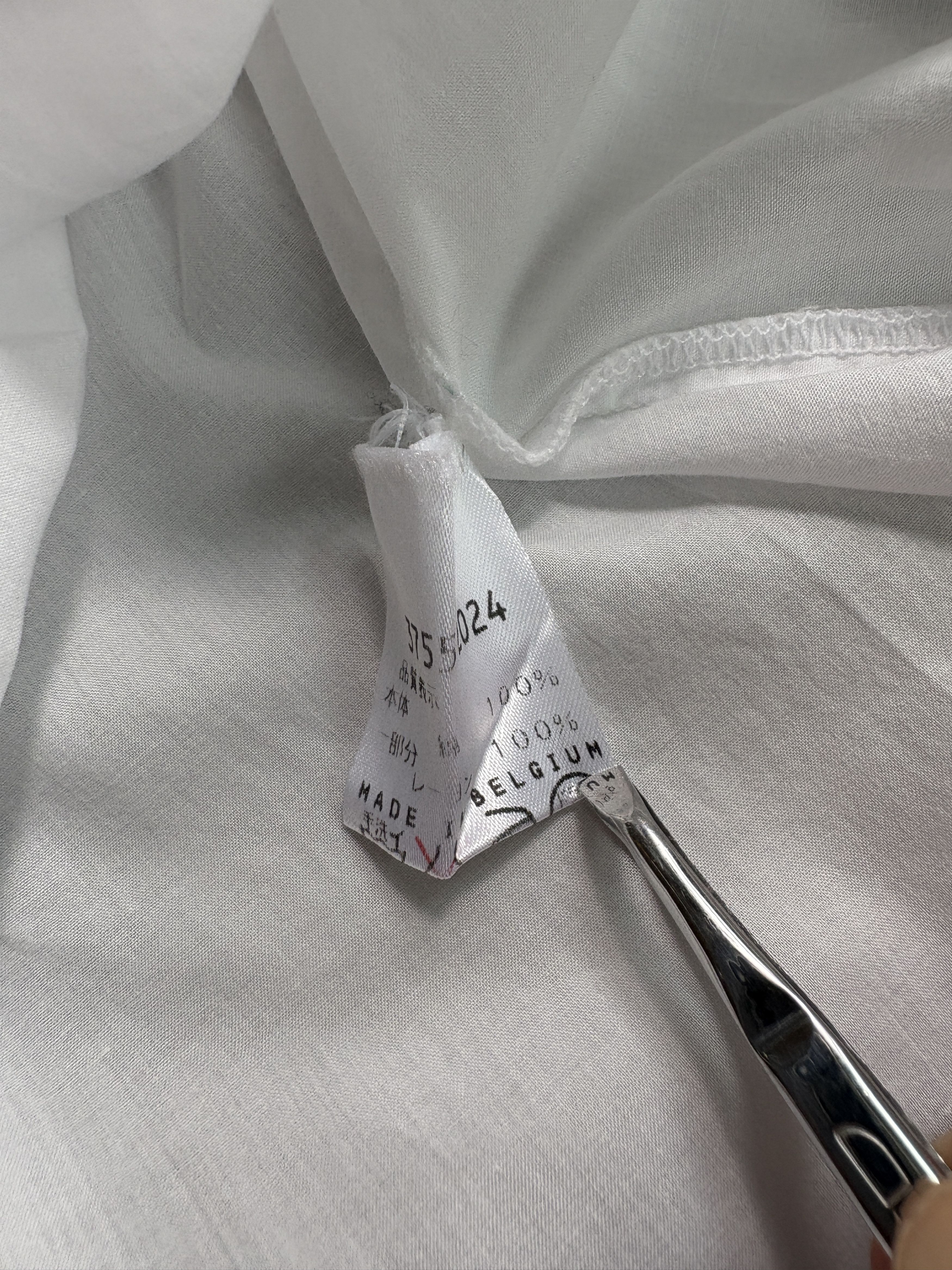 Dries Van Noten Classic Long White Shirt Made in Belgium Size US S / EU 44-46 / 1 - 8 Thumbnail