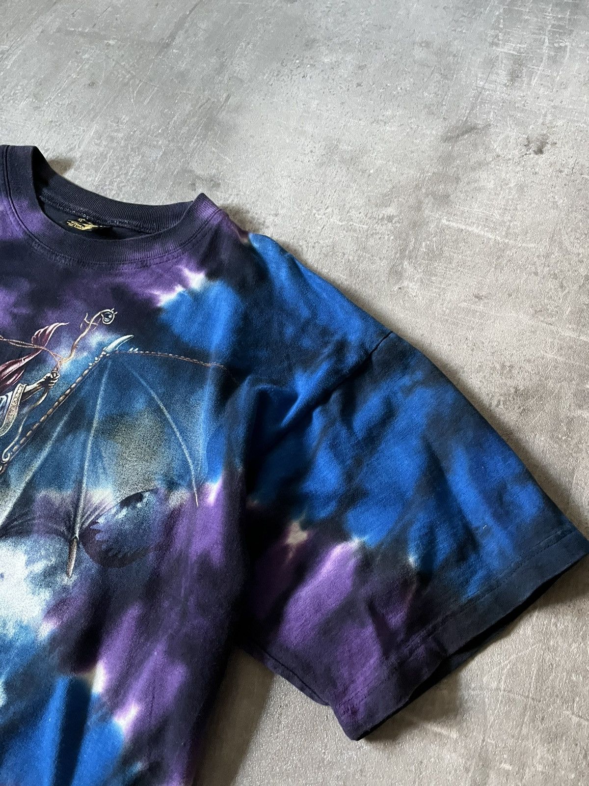 Liquid Blue Vinatge Wizard and Dragon Storm Rider Toe Dye Size US XL / EU 56 / 4 - 5 Thumbnail