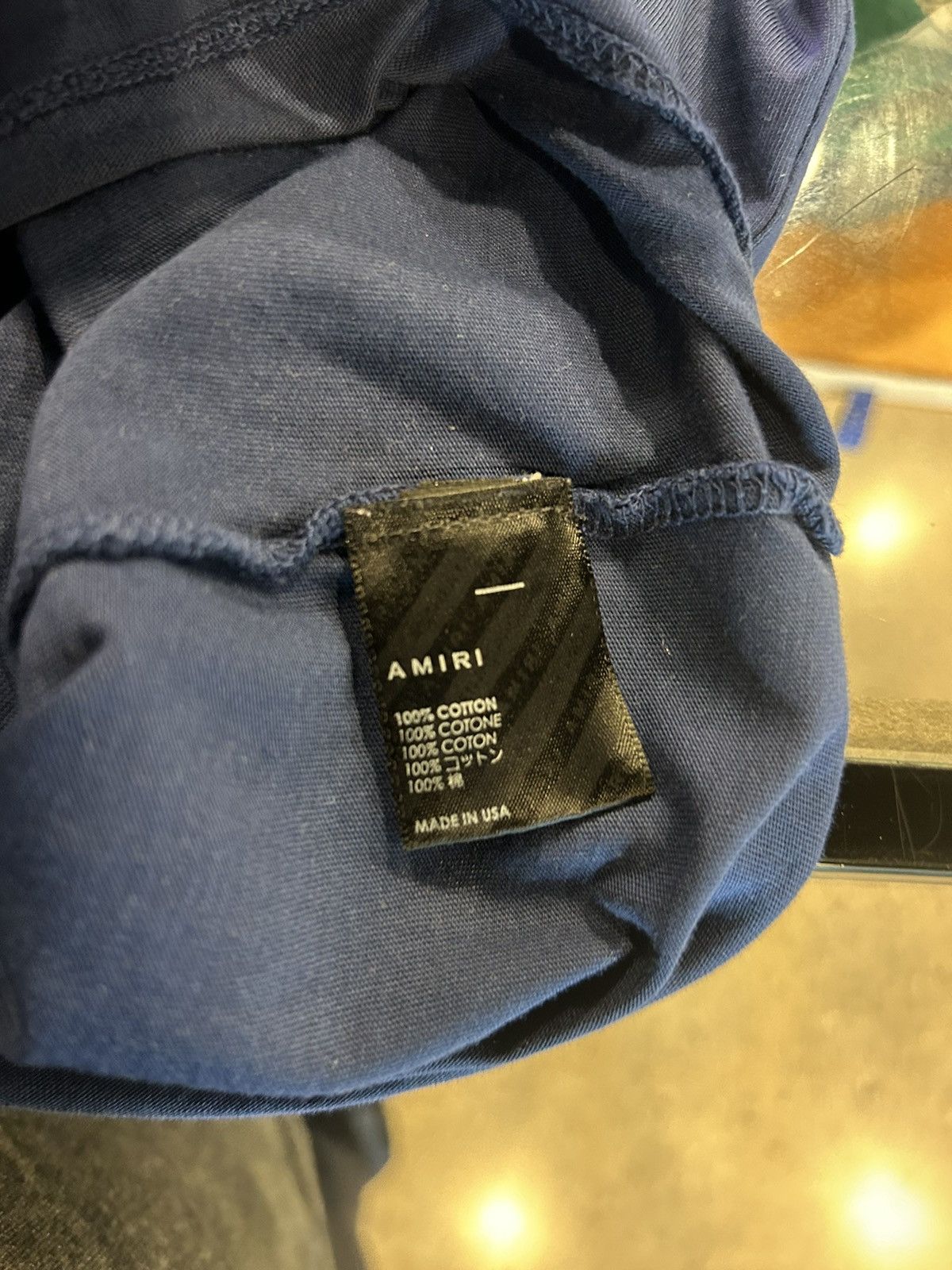 Amiri Navy blue amiri los Angeles exclusive Size US XL / EU 56 / 4 - 4 Thumbnail