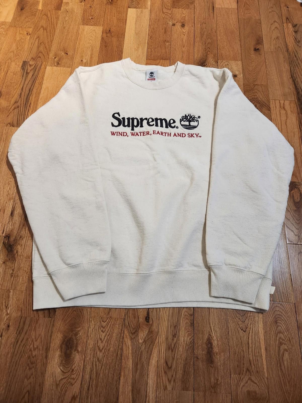 Supreme Timberland Crewneck | Grailed