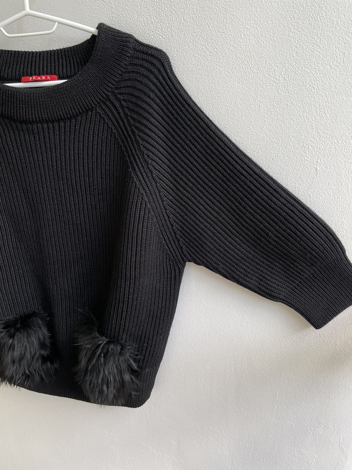Prada Prada Knit Wool Heavy Sweater Sweatshirt Decorative Pockets Size M / US 6-8 / IT 42-44 - 6 Thumbnail