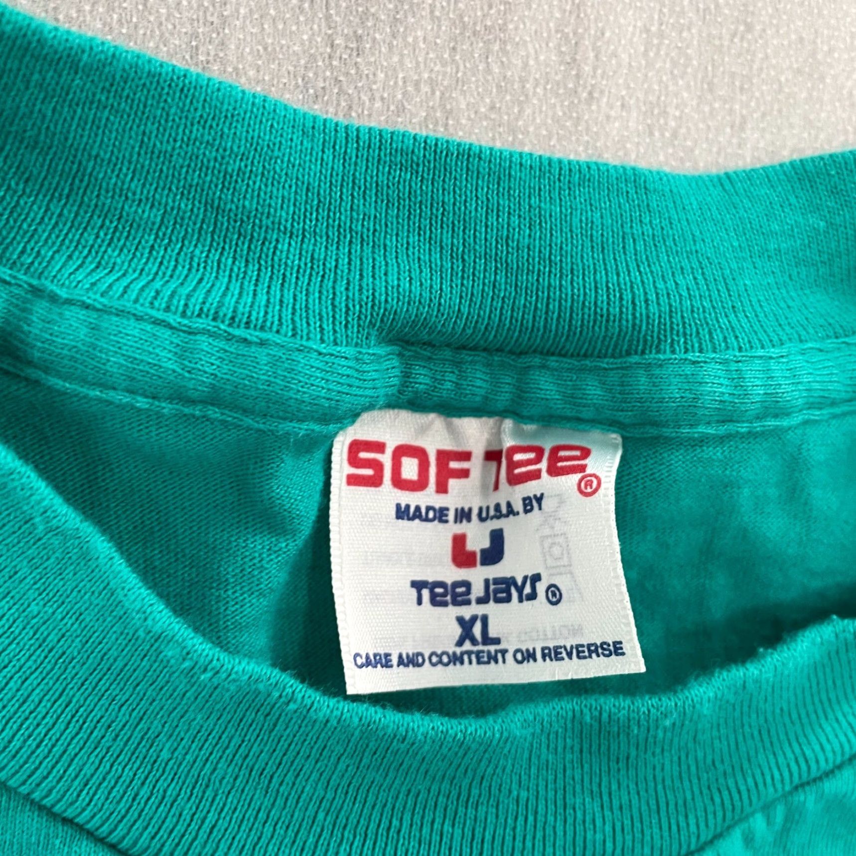Vintage VINTAGE Cheers Boston Shirt Adult XL Aqua Green Logo Tee 90s Mens T-Shirt TV Show Bar Logo 1990s Size US XL / EU 56 / 4 - 7 Thumbnail