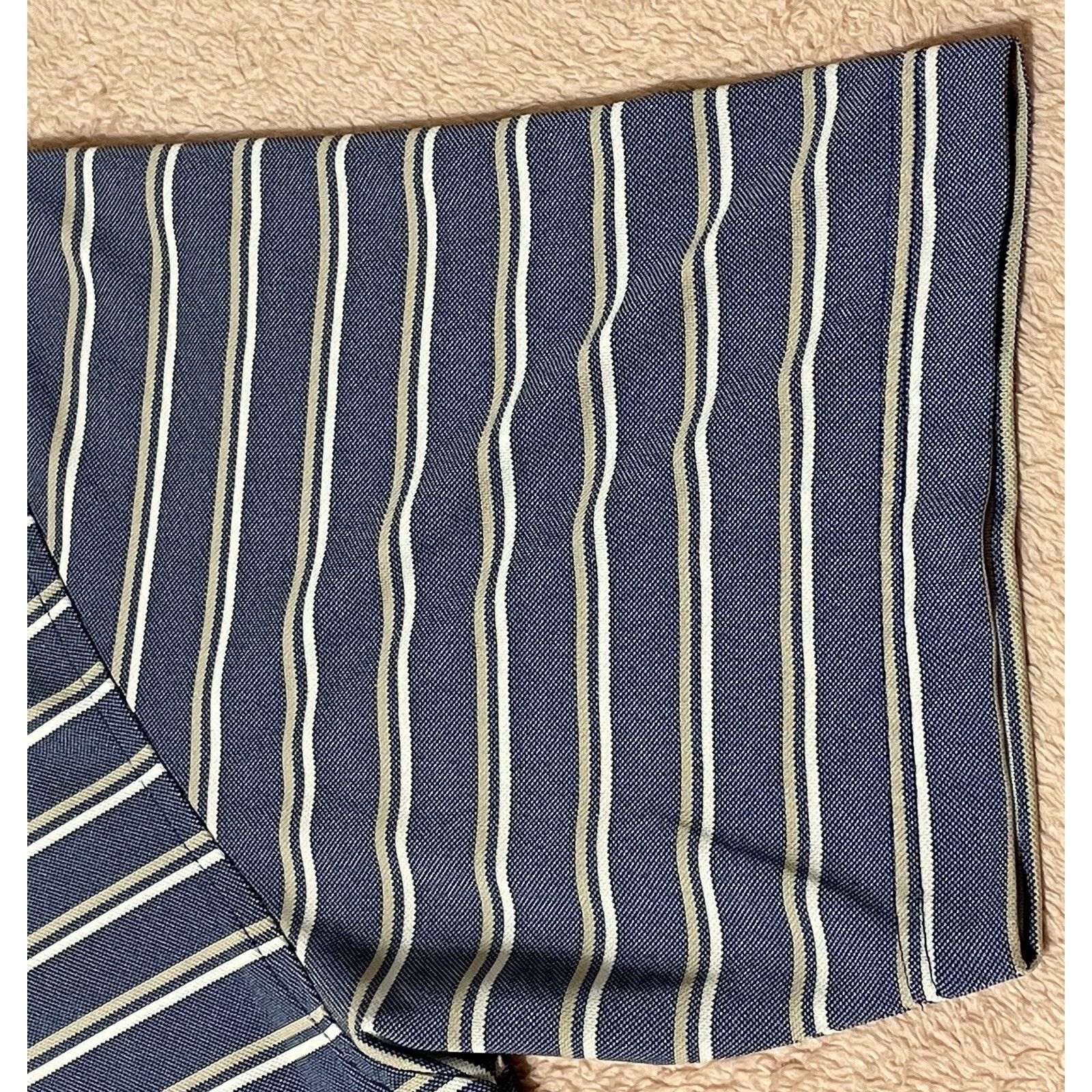 Footjoy FootJoy ProDry Golf Polo Shirt Mens Large Blue White Striped Size US L / EU 52-54 / 3 - 13 Thumbnail