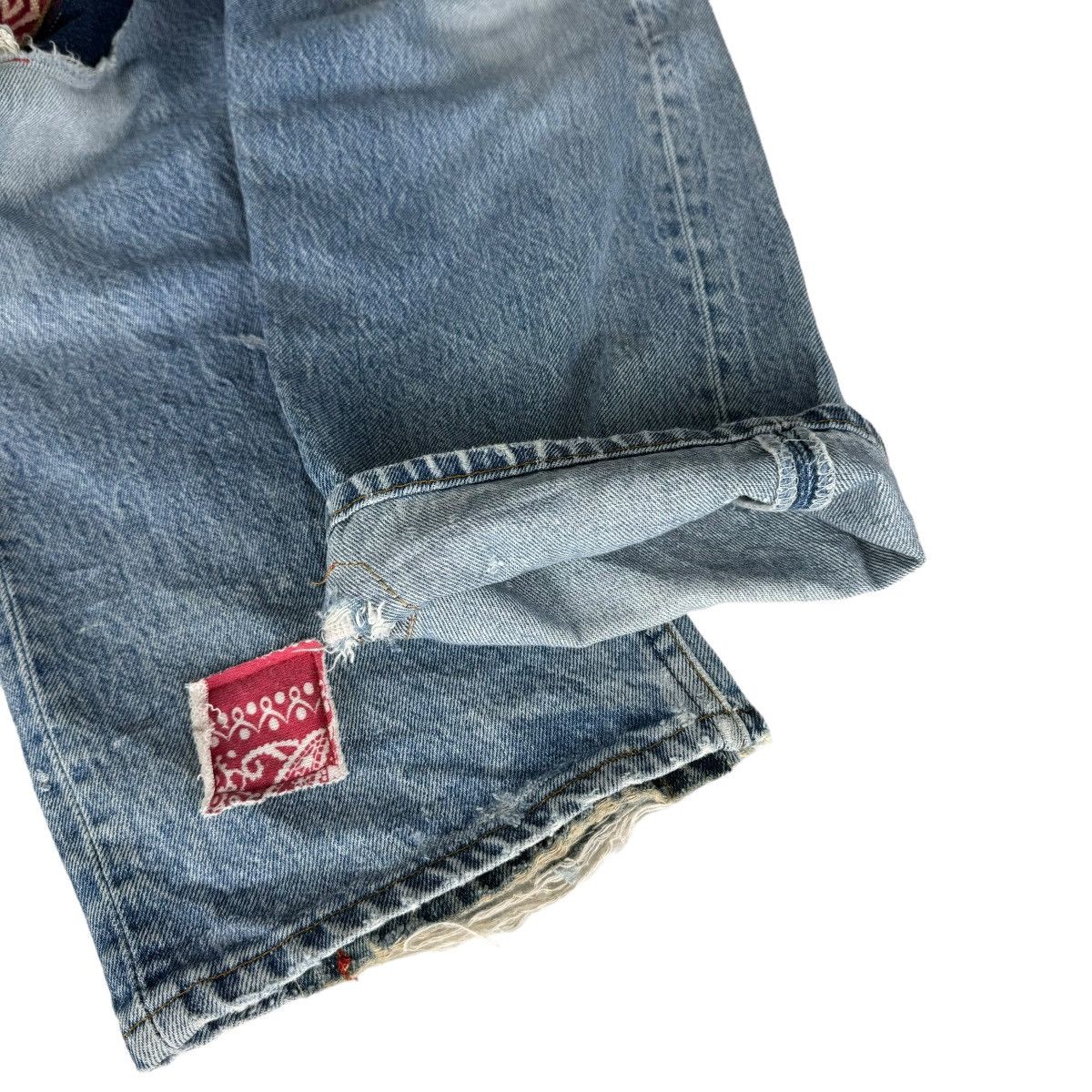 Levi's ☀️80s LEVI’S 501 PATCHWORK DENIM JEANS PANTS Size US 32 / EU 48 - 9 Thumbnail