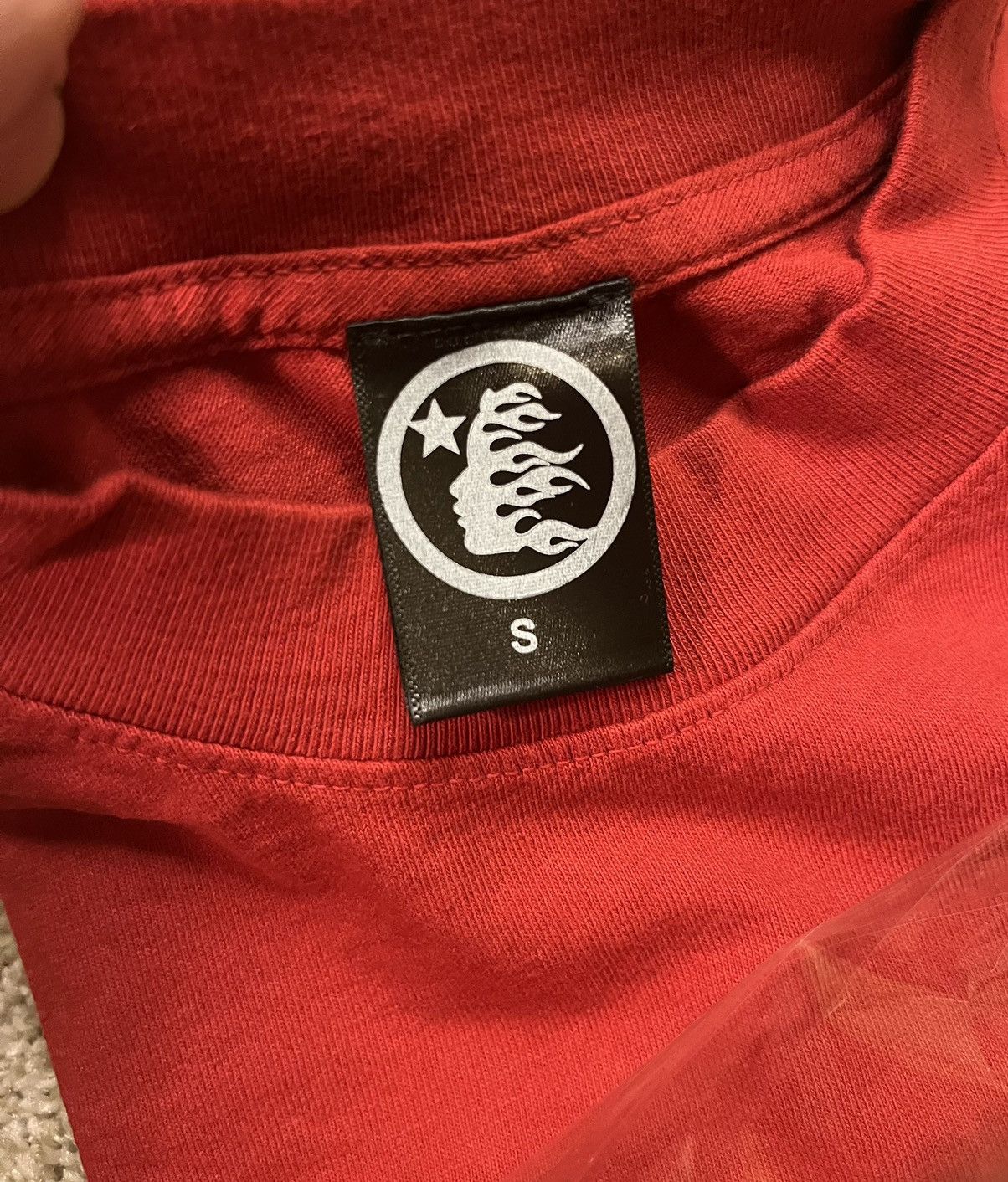 HELLSTAR Hellstar Jesus Emblem T-Shirt Red Size US S / EU 44-46 / 1 - 5 Thumbnail