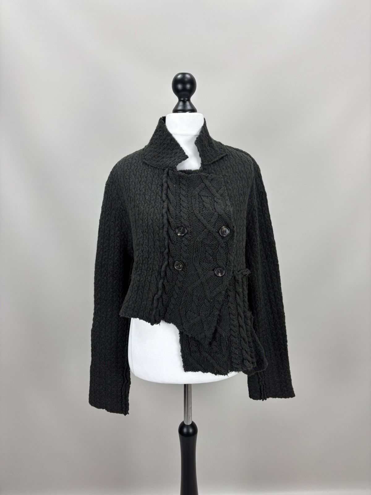 Rundholz Womens cardigan Rundholz Size S/M Color Gray Size S / US 4 / IT 40 - 1 Thumbnail