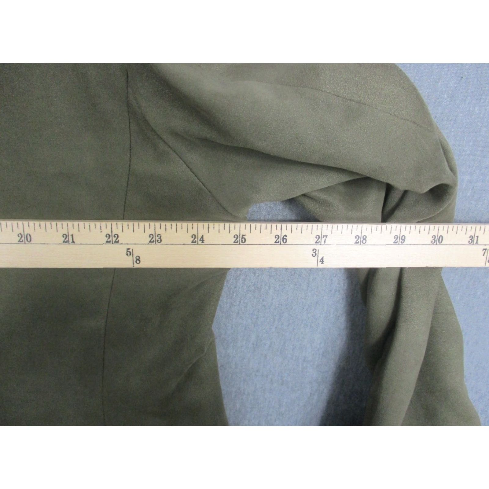 Ralph Lauren Lauren Ralph Lauren Blazer Mens 46R Green Polyester Two-Button Sport Coat Jacket Shirt Alternatives? Size 46R - 6 Thumbnail