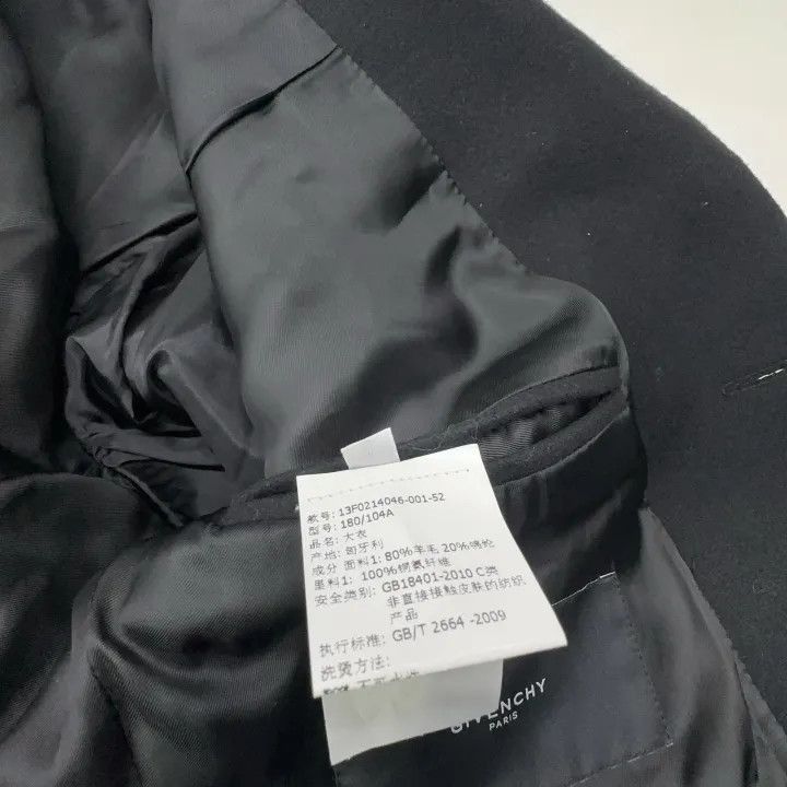 Givenchy Givenchy Givenchy Black Wool Zipper Coat for Men -2507 Size US L / EU 52-54 / 3 - 4 Thumbnail
